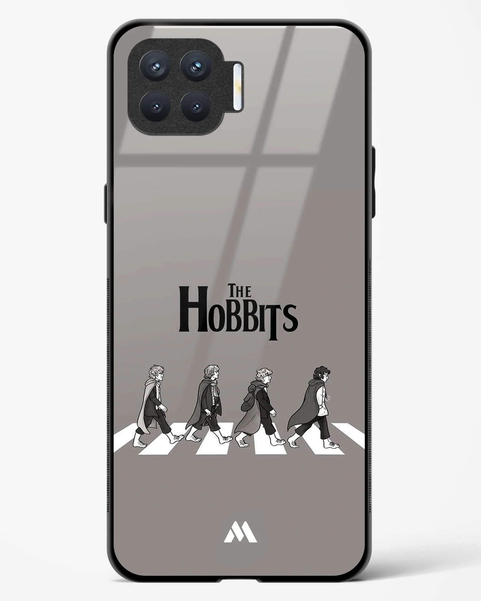 Hobbits at the Abbey Road Crossing Glass Case Phone Cover (Oppo) - Image 97