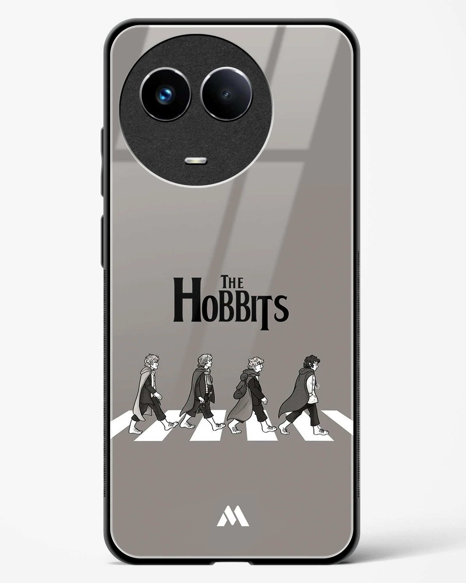 Hobbits at the Abbey Road Crossing Glass Case Phone Cover (Realme) - Image 11