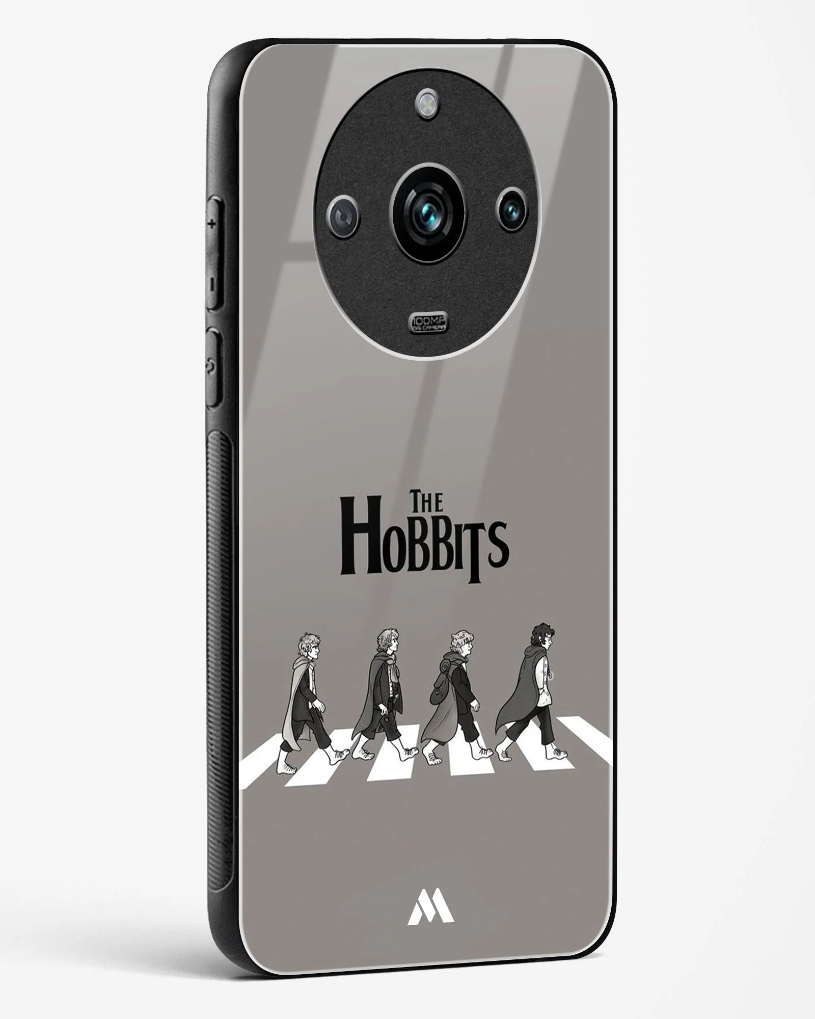 Hobbits at the Abbey Road Crossing Glass Case Phone Cover (Realme) - Image 114