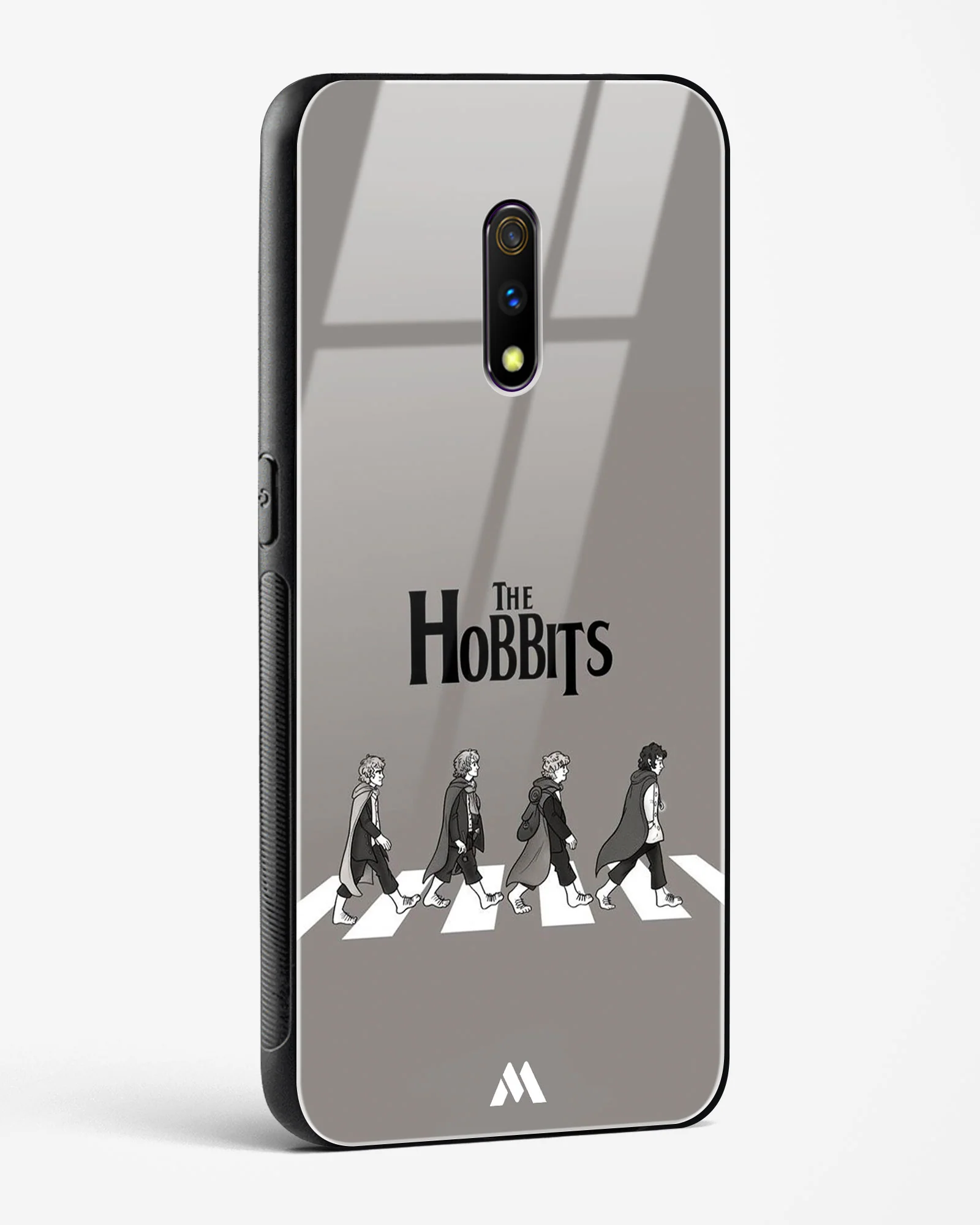 Hobbits at the Abbey Road Crossing Glass Case Phone Cover (Realme) - Image 134