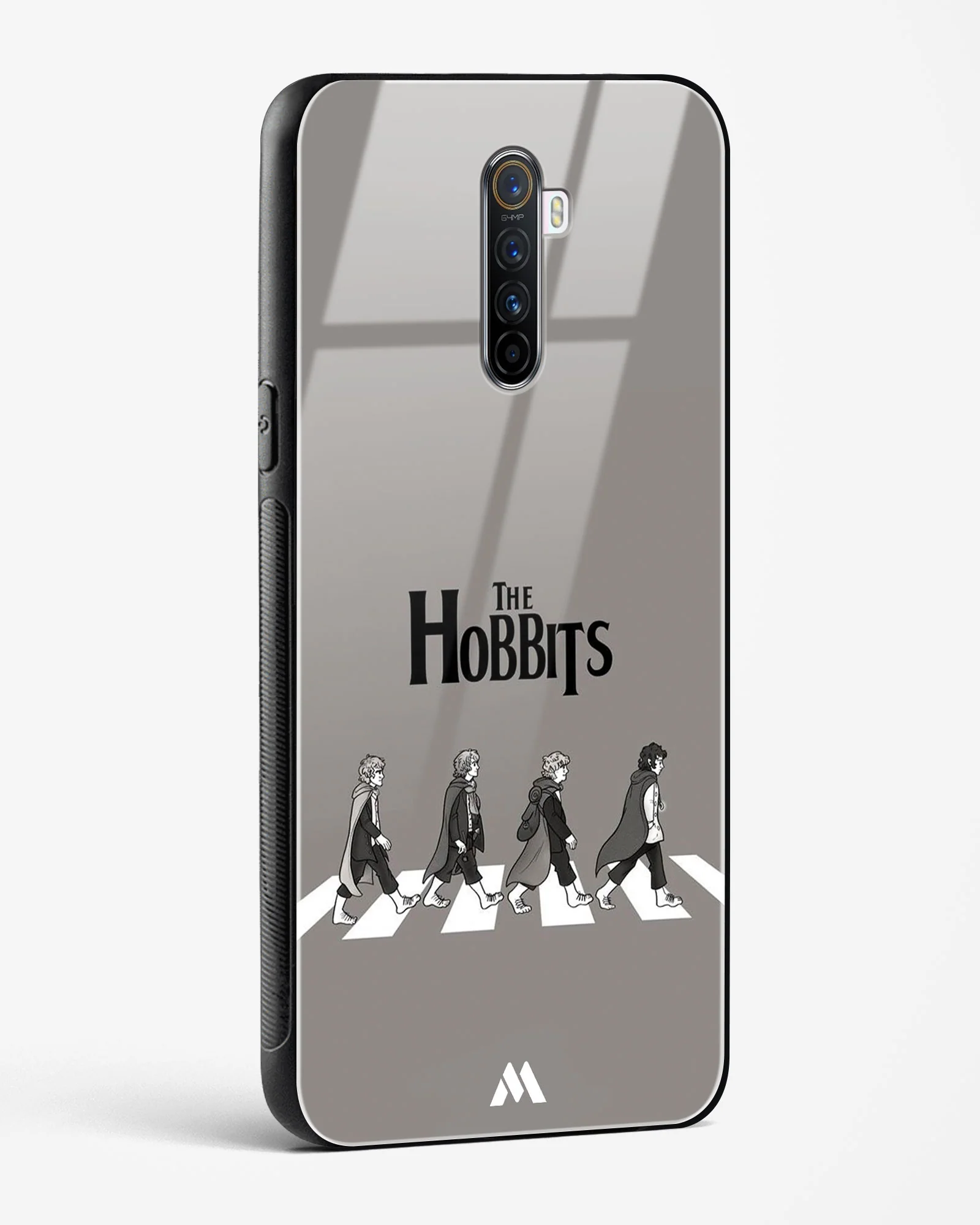 Hobbits at the Abbey Road Crossing Glass Case Phone Cover (Realme) - Image 136