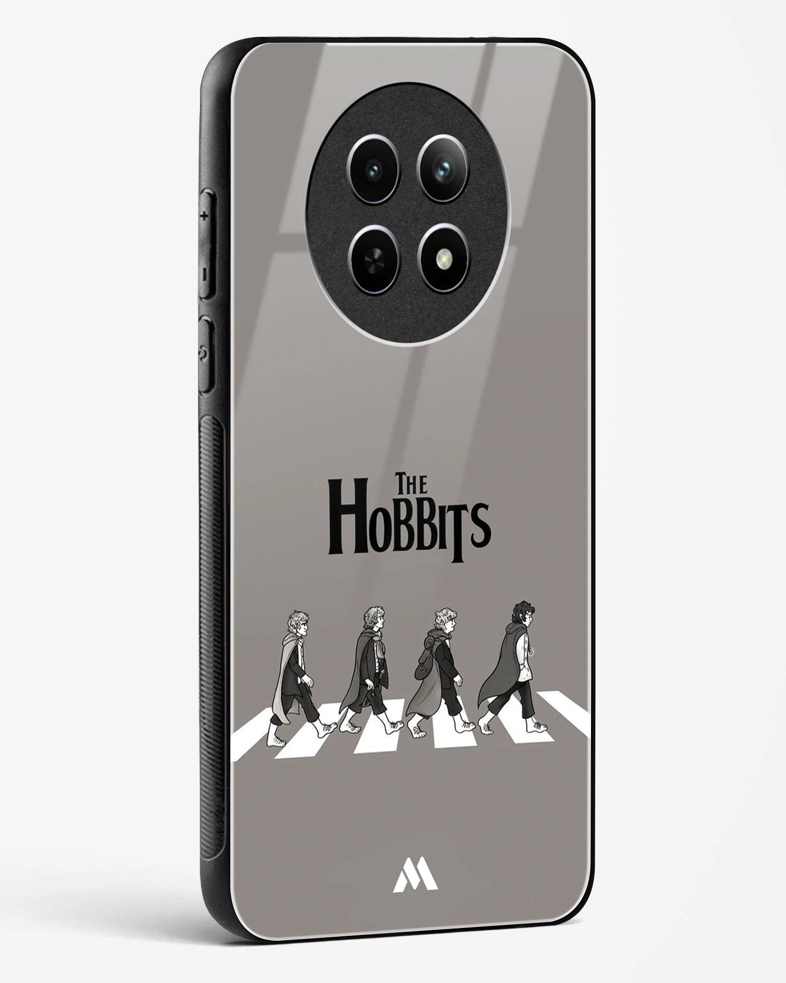 Hobbits at the Abbey Road Crossing Glass Case Phone Cover (Realme) - Image 22