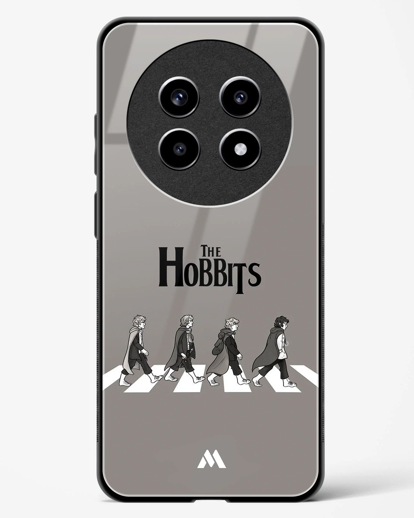 Hobbits at the Abbey Road Crossing Glass Case Phone Cover (Realme) - Image 23