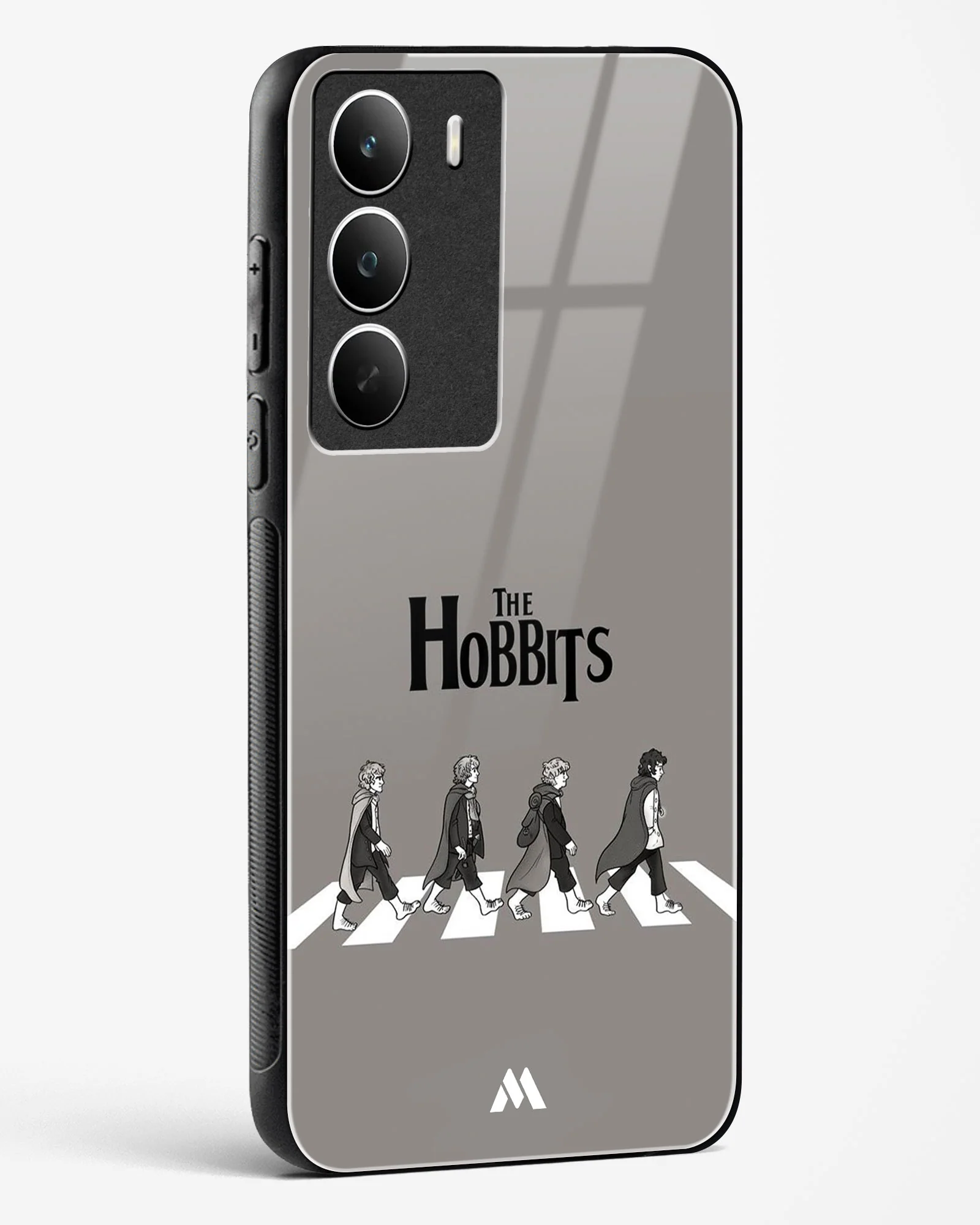 Hobbits at the Abbey Road Crossing Glass Case Phone Cover (Realme) - Image 32