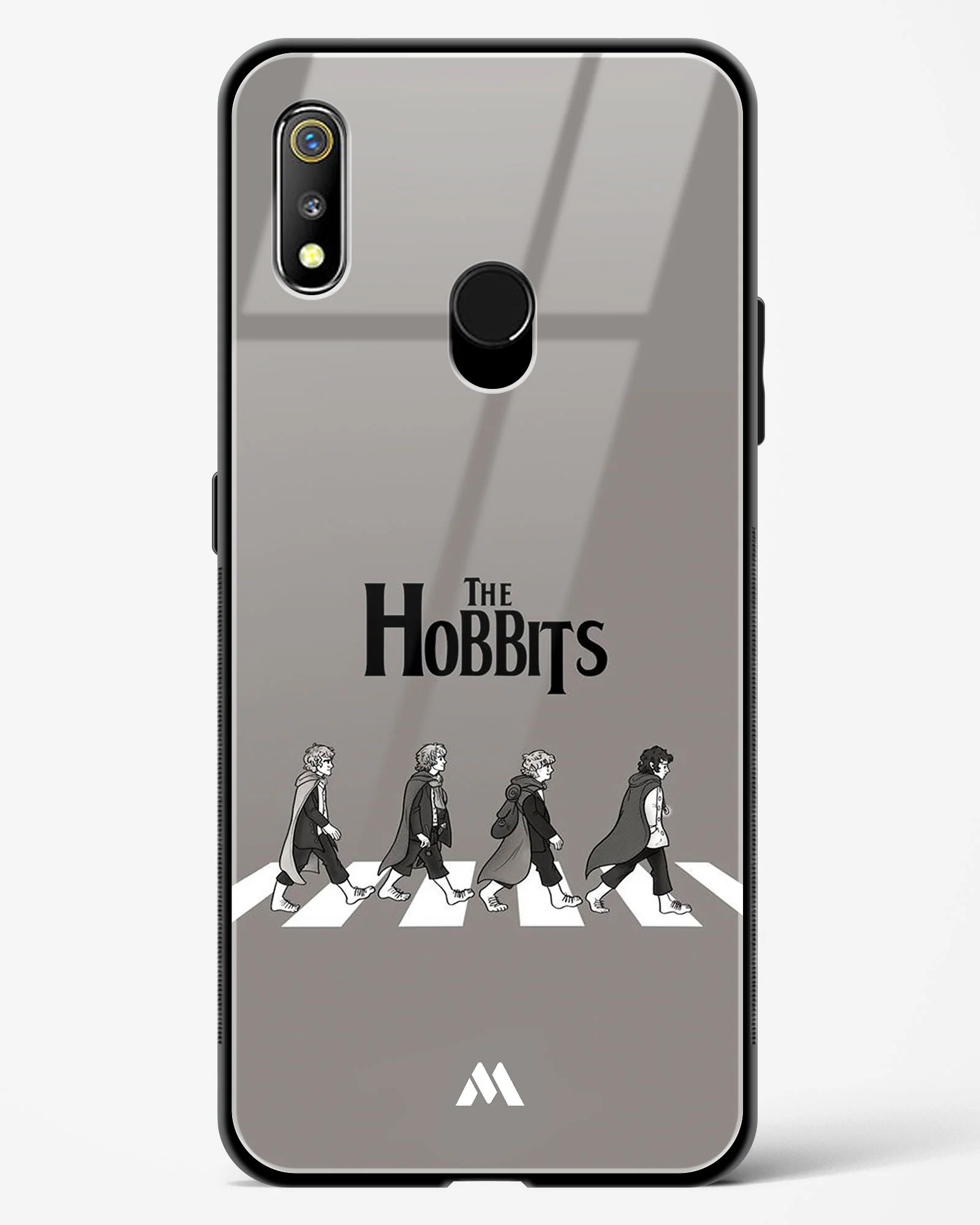 Hobbits at the Abbey Road Crossing Glass Case Phone Cover (Realme) - Image 35