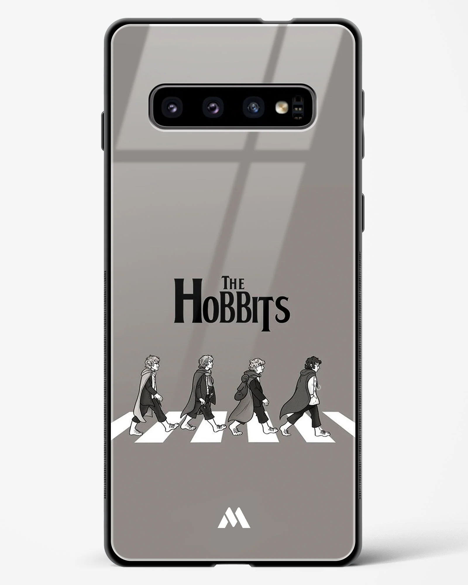 Hobbits at the Abbey Road Crossing Glass Case Phone Cover (Samsung) - Image 169
