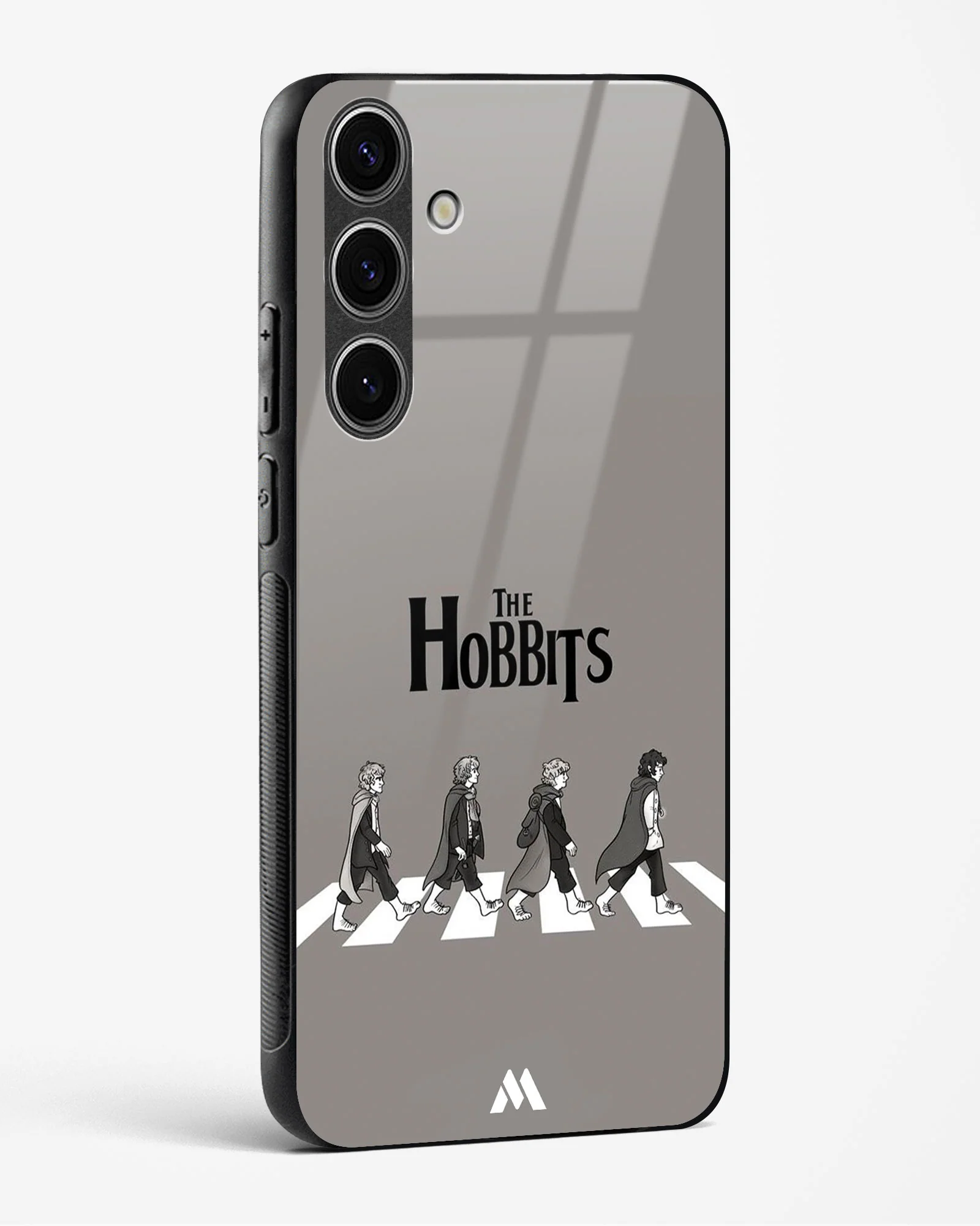 Hobbits at the Abbey Road Crossing Glass Case Phone Cover (Samsung) - Image 210