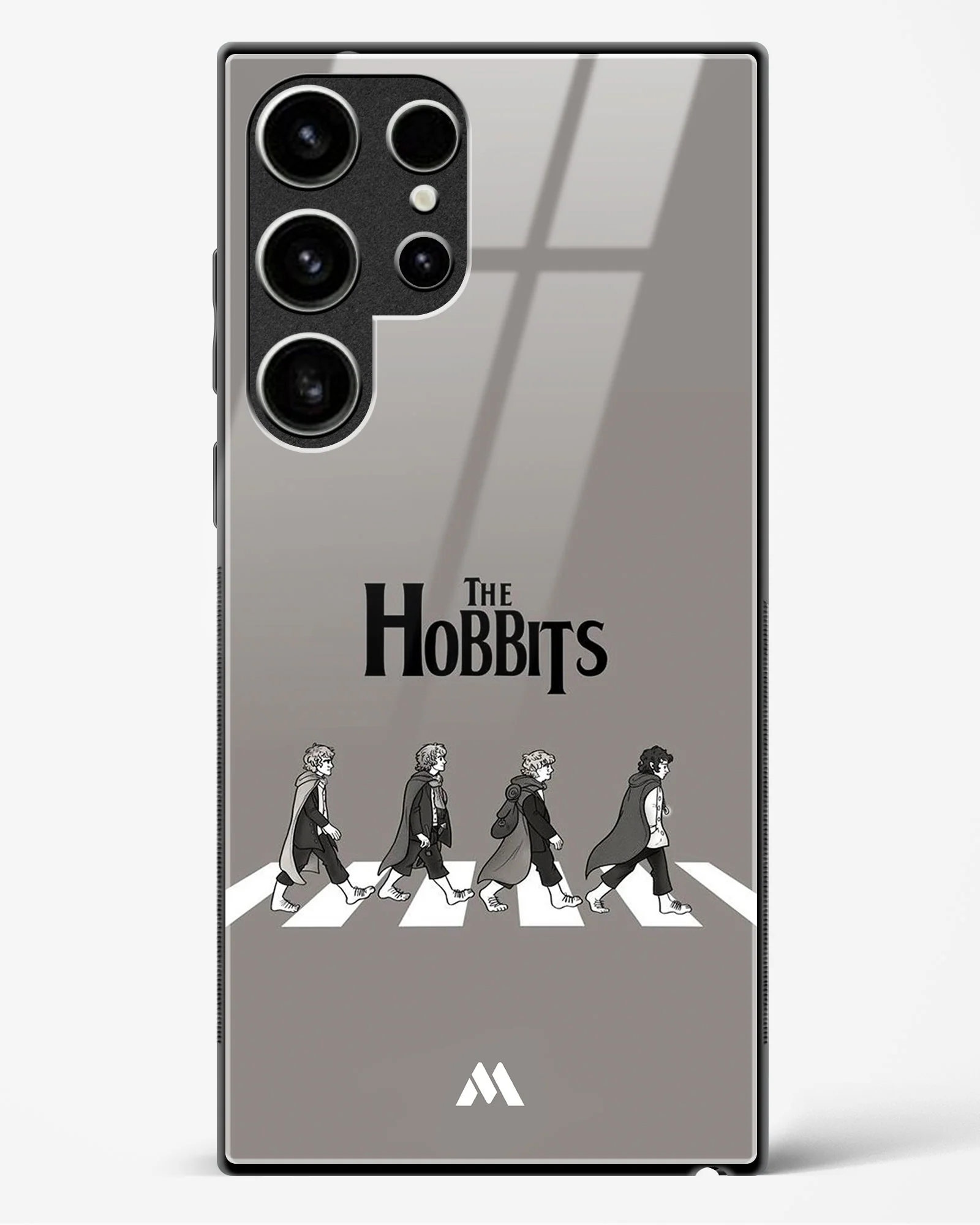 Hobbits at the Abbey Road Crossing Glass Case Phone Cover (Samsung) - Image 213