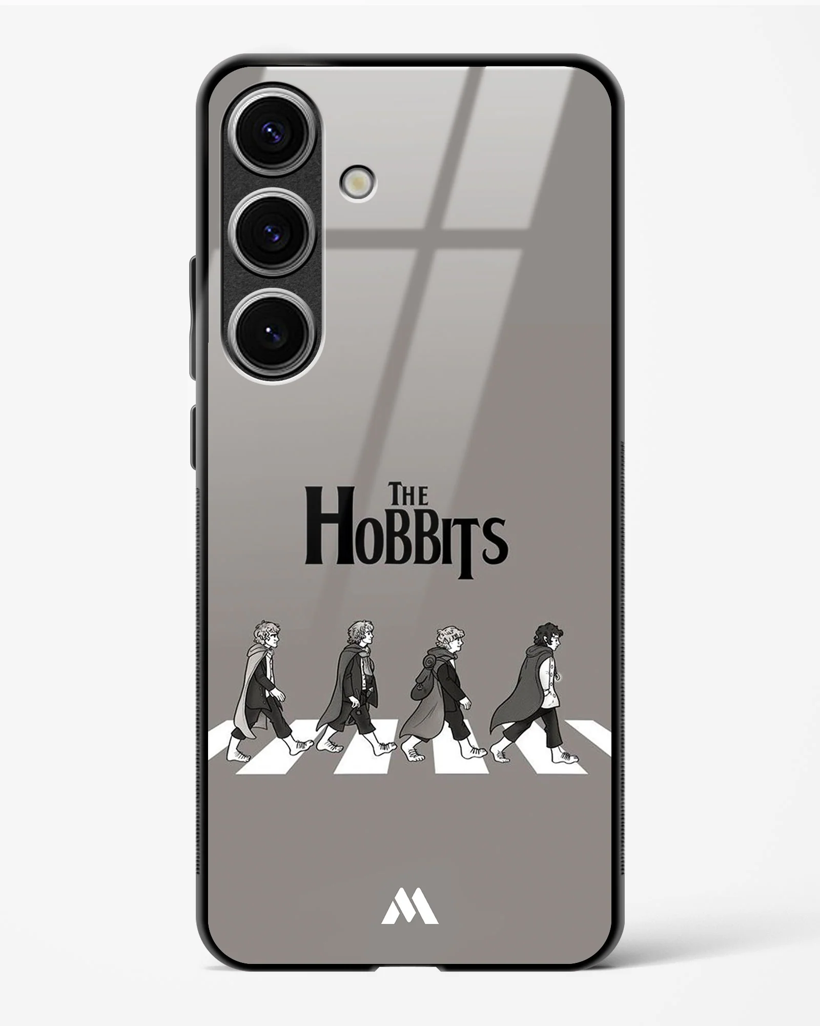 Hobbits at the Abbey Road Crossing Glass Case Phone Cover (Samsung) - Image 215