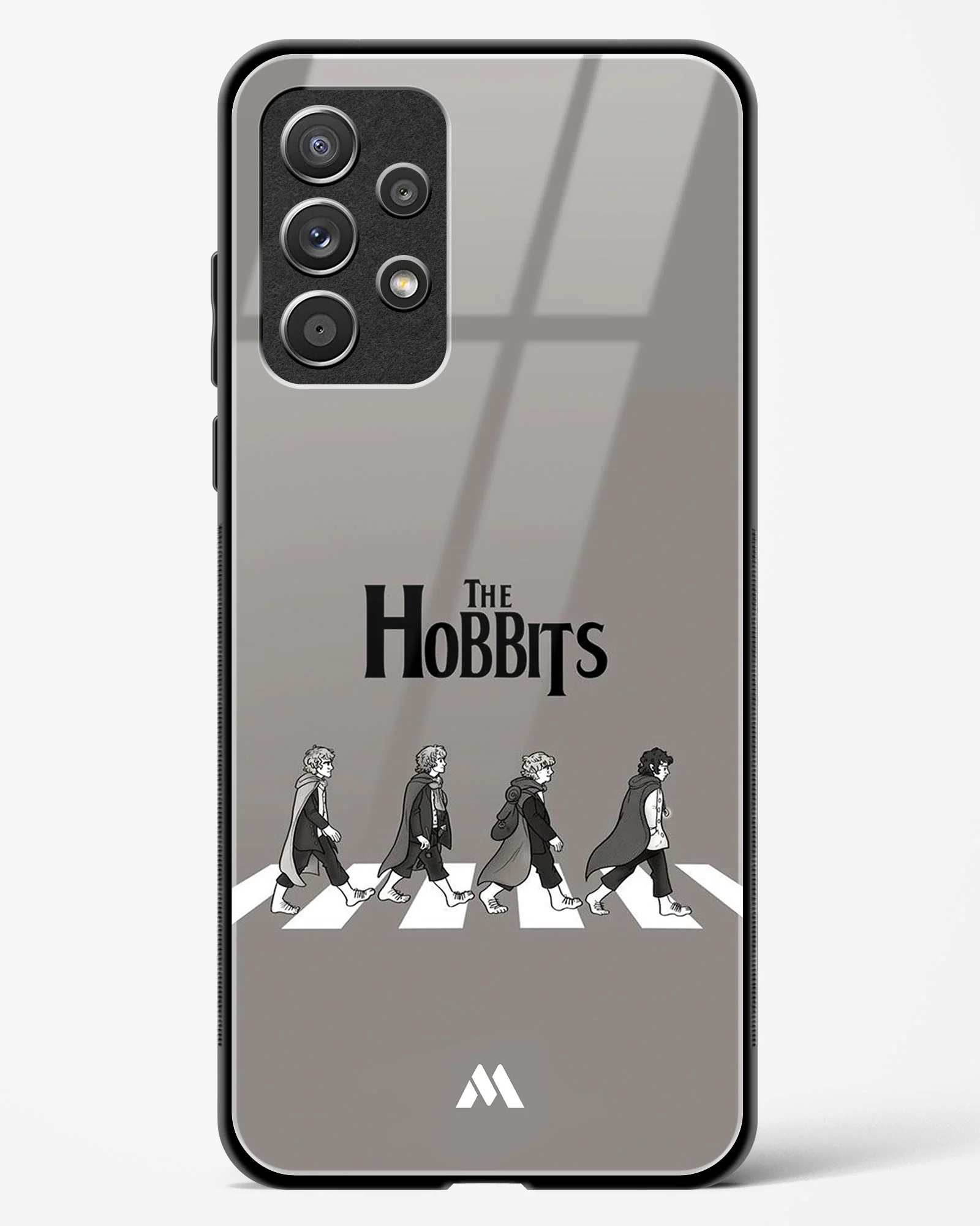 Hobbits at the Abbey Road Crossing Glass Case Phone Cover (Samsung) - Image 31