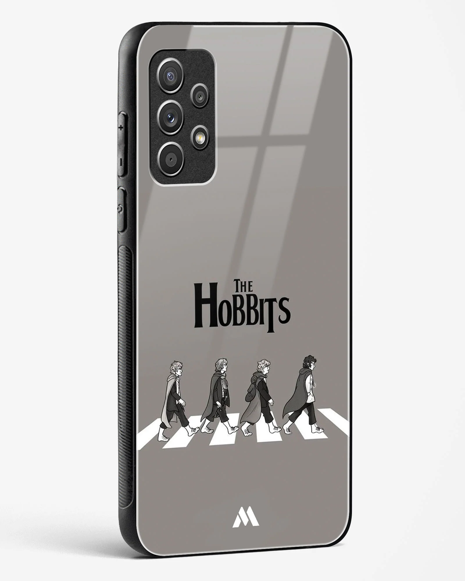 Hobbits at the Abbey Road Crossing Glass Case Phone Cover (Samsung) - Image 66