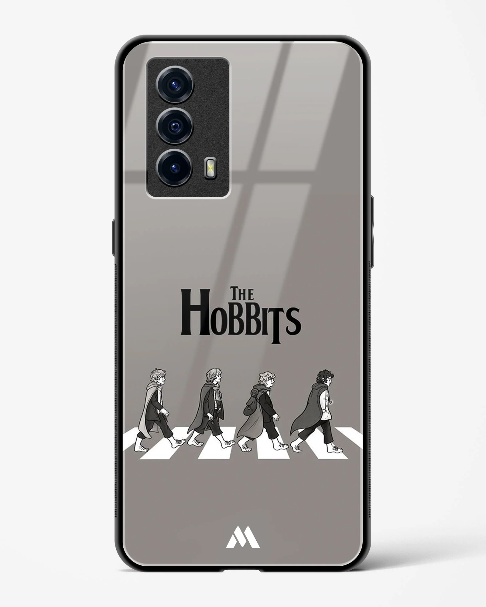 Hobbits at the Abbey Road Crossing Glass Case Phone Cover (Vivo) - Image 11