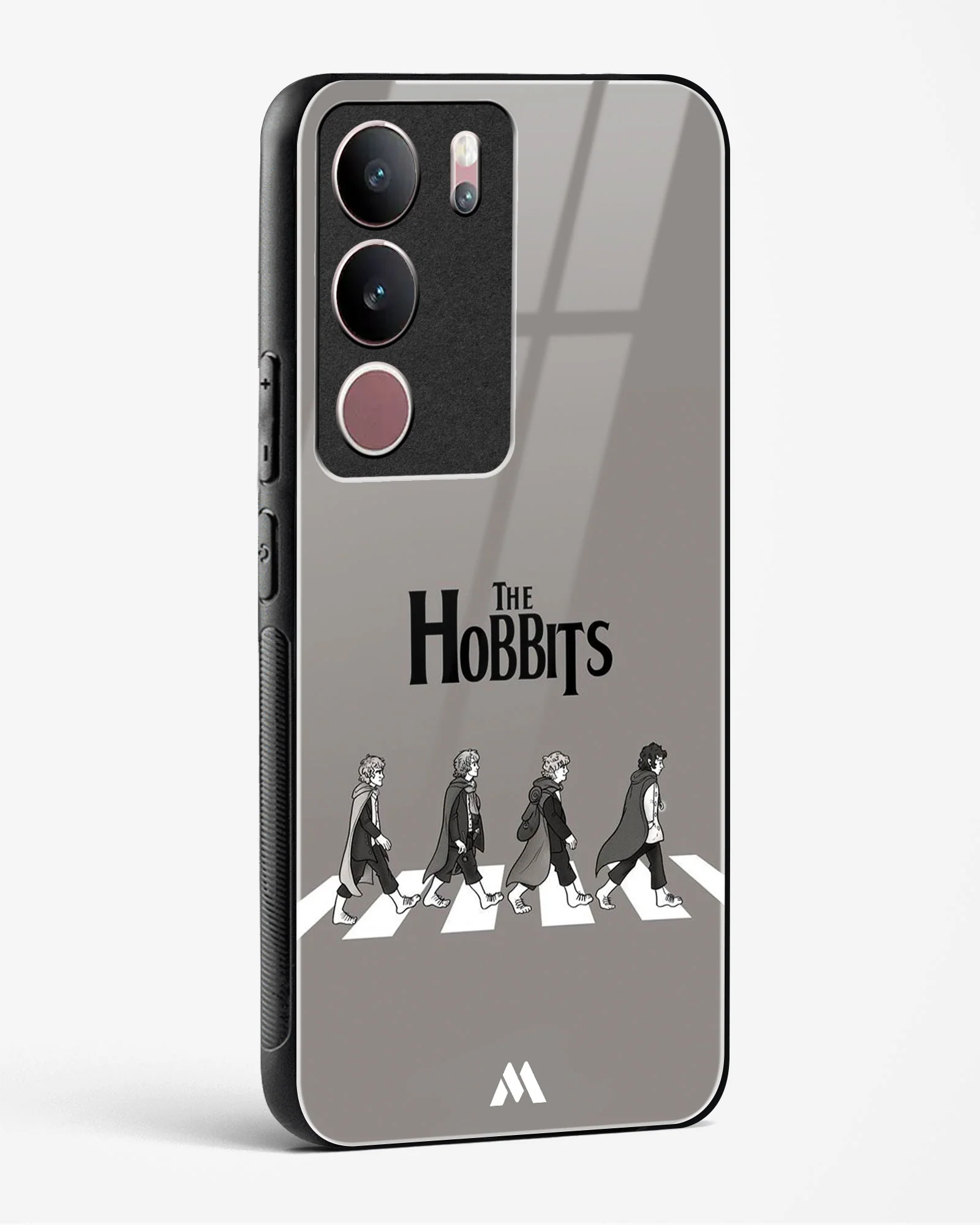 Hobbits at the Abbey Road Crossing Glass Case Phone Cover (Vivo) - Image 110
