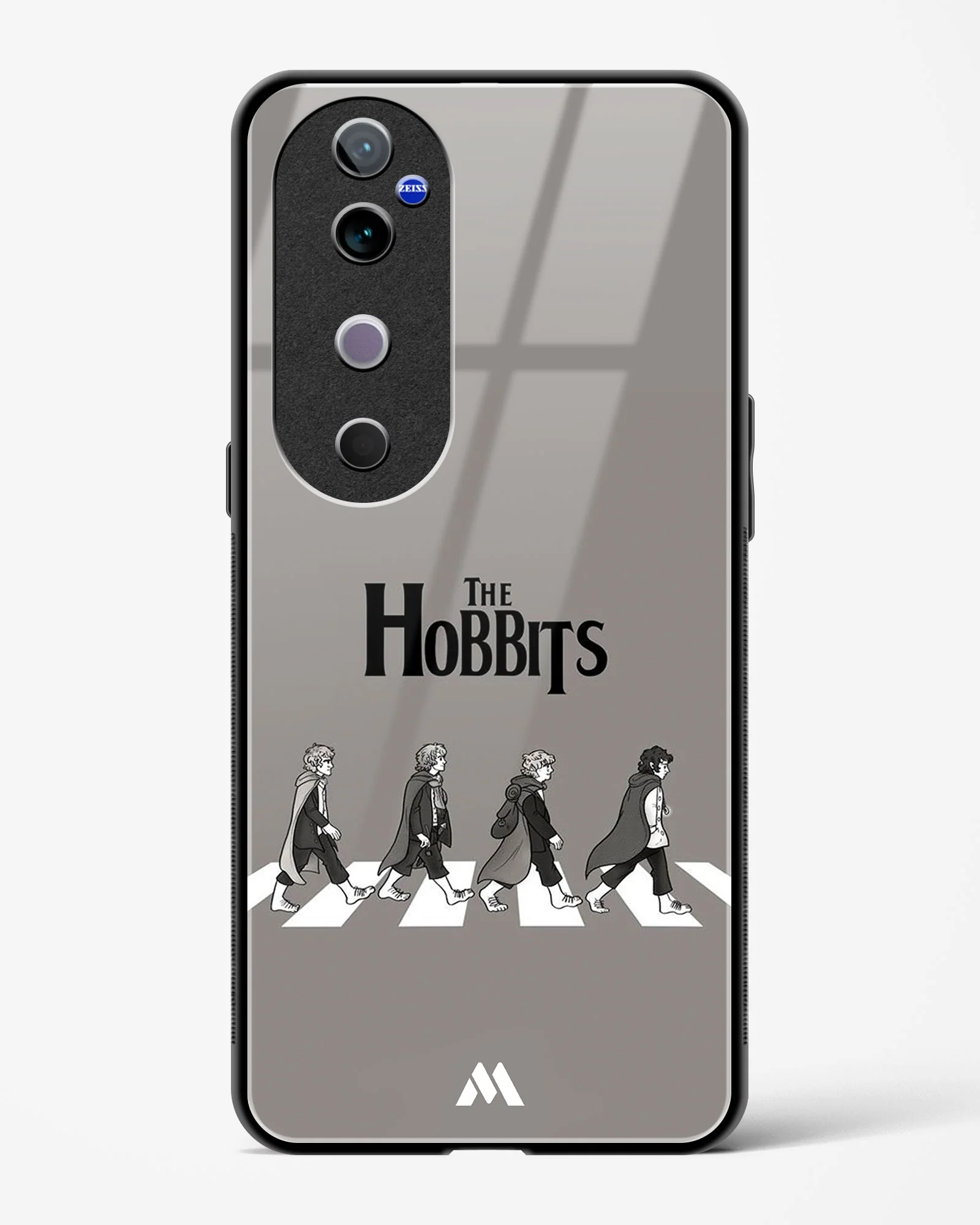 Hobbits at the Abbey Road Crossing Glass Case Phone Cover (Vivo) - Image 119