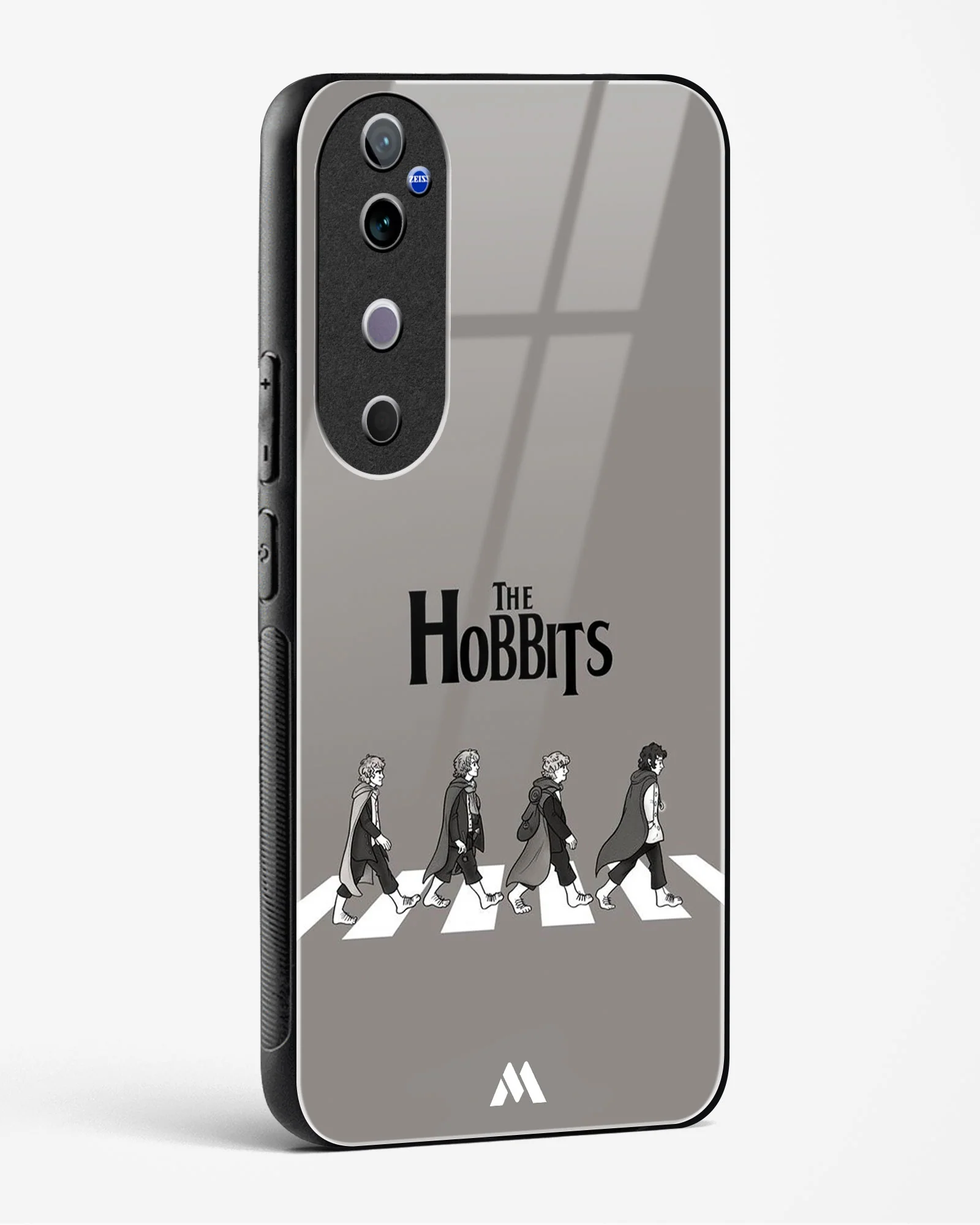 Hobbits at the Abbey Road Crossing Glass Case Phone Cover (Vivo) - Image 120