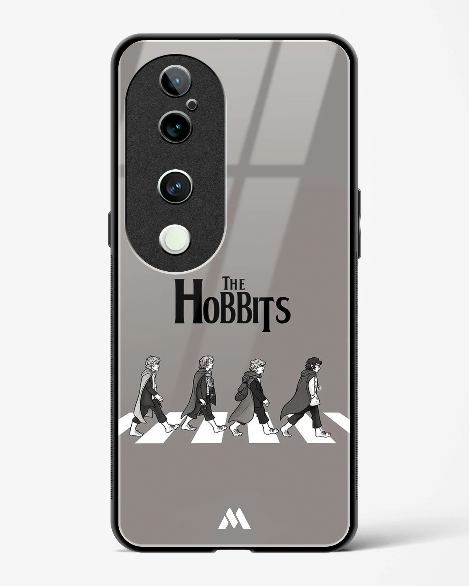 Hobbits at the Abbey Road Crossing Glass Case Phone Cover (Vivo) - Image 121