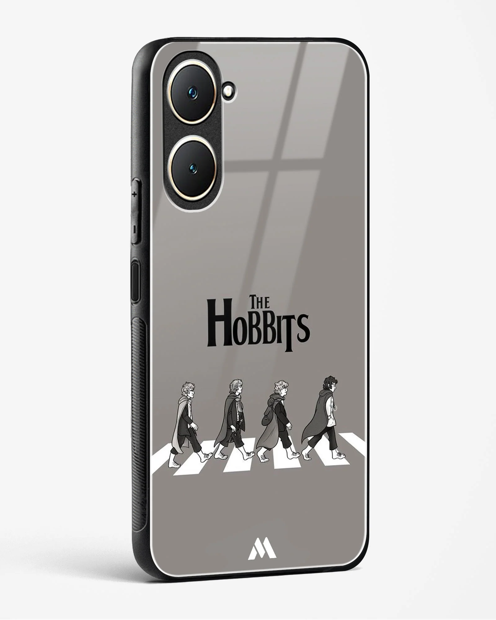 Hobbits at the Abbey Road Crossing Glass Case Phone Cover (Vivo) - Image 152