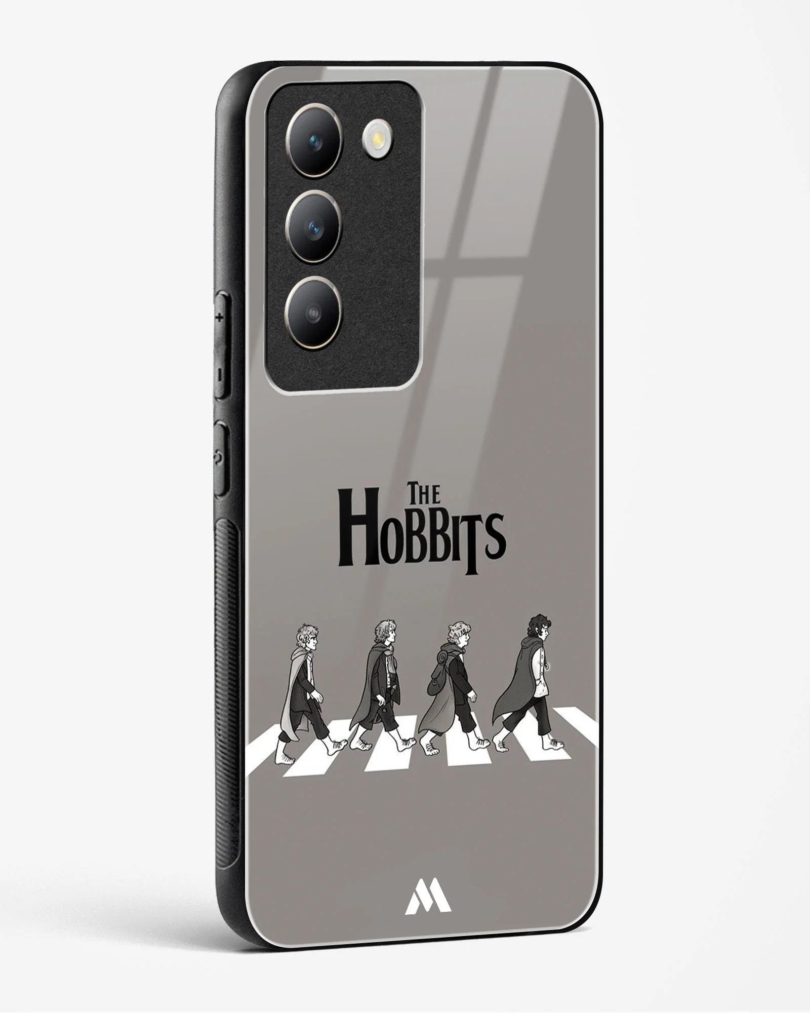 Hobbits at the Abbey Road Crossing Glass Case Phone Cover (Vivo) - Image 156