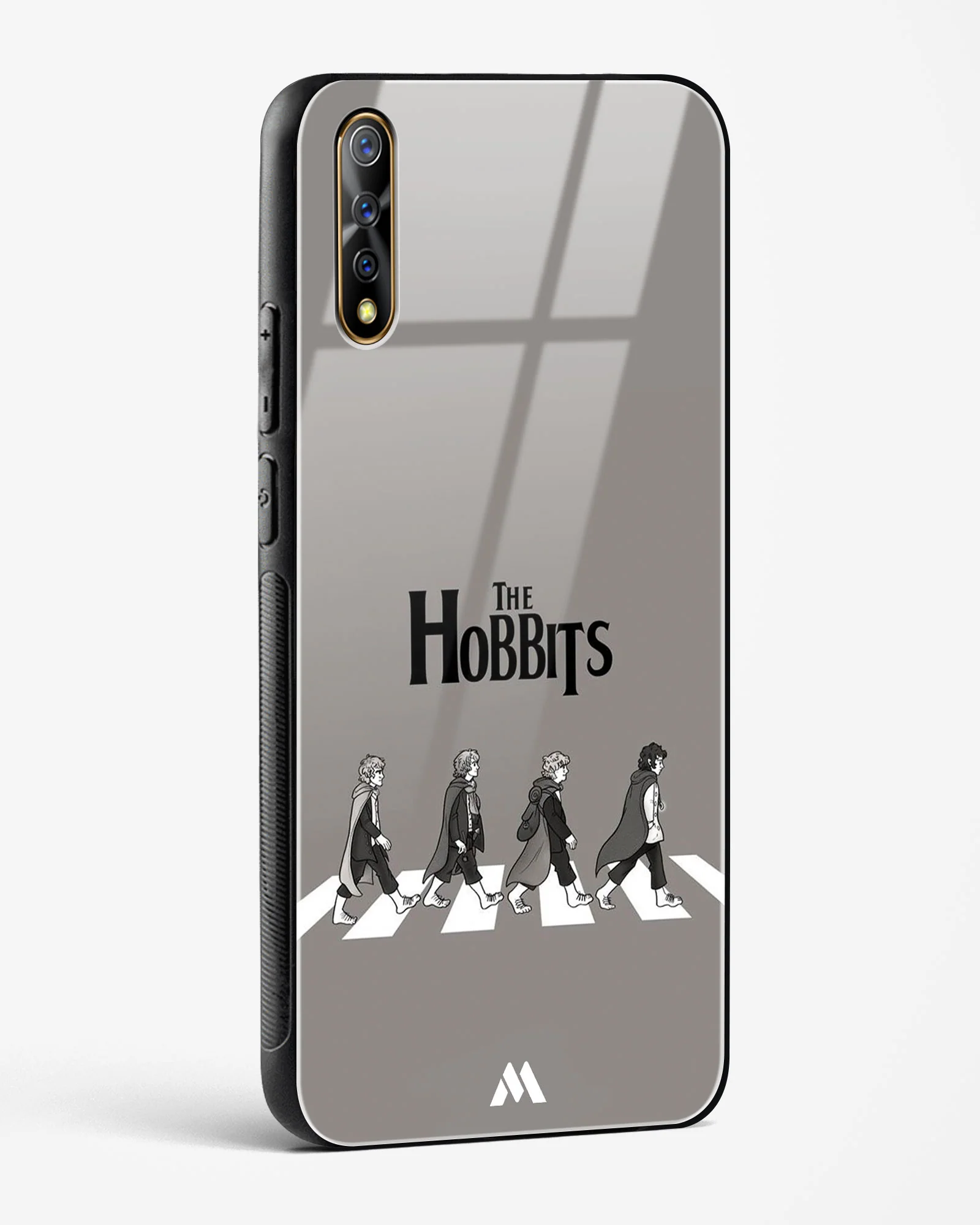 Hobbits at the Abbey Road Crossing Glass Case Phone Cover (Vivo) - Image 174