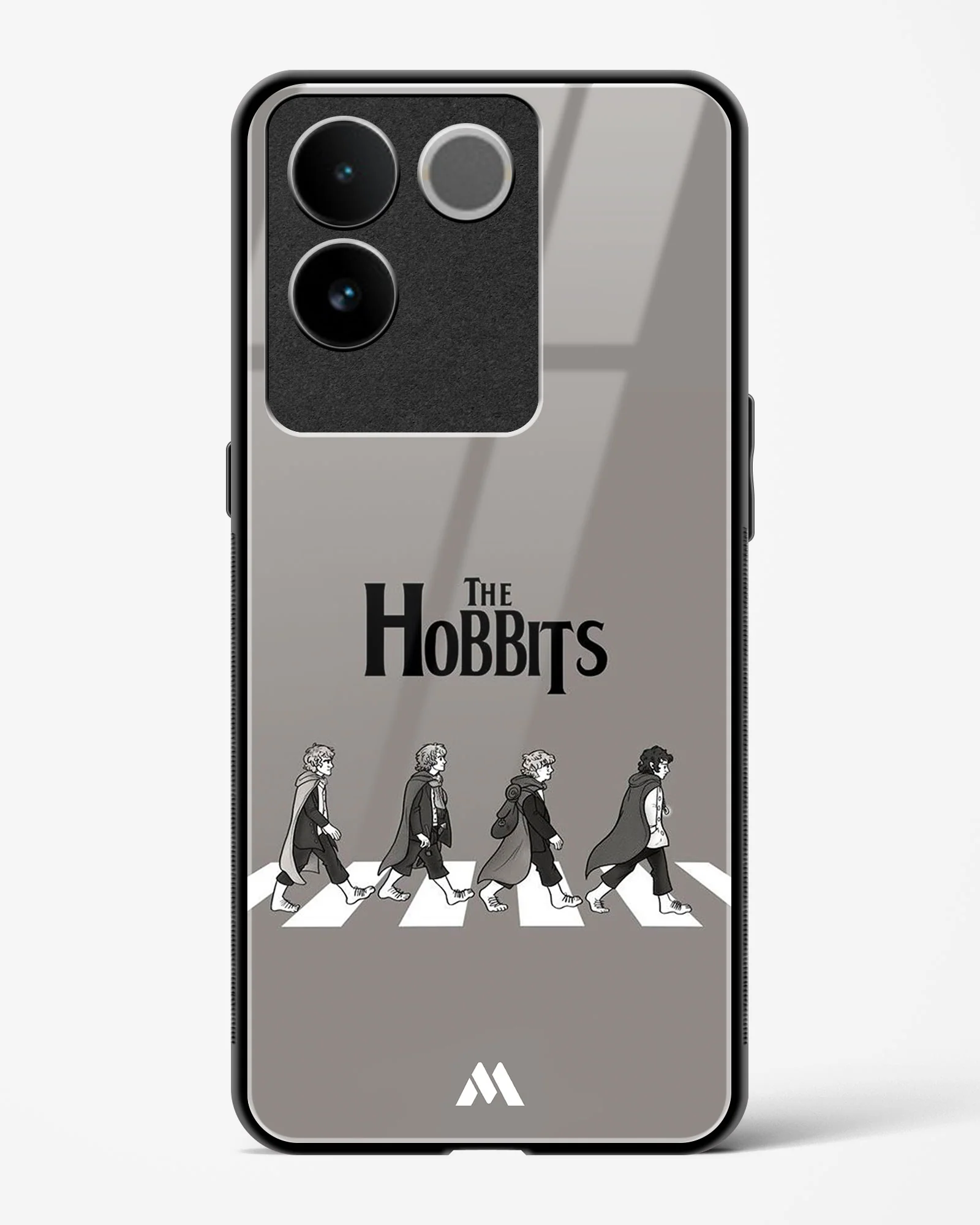 Hobbits at the Abbey Road Crossing Glass Case Phone Cover (Vivo) - Image 21