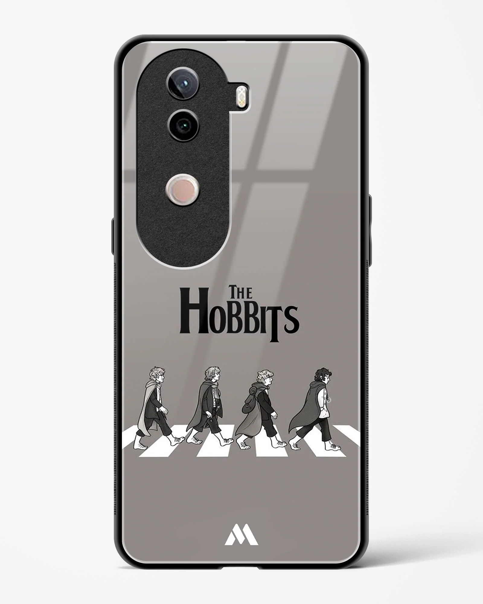 Hobbits at the Abbey Road Crossing Glass Case Phone Cover (Vivo) - Image 29