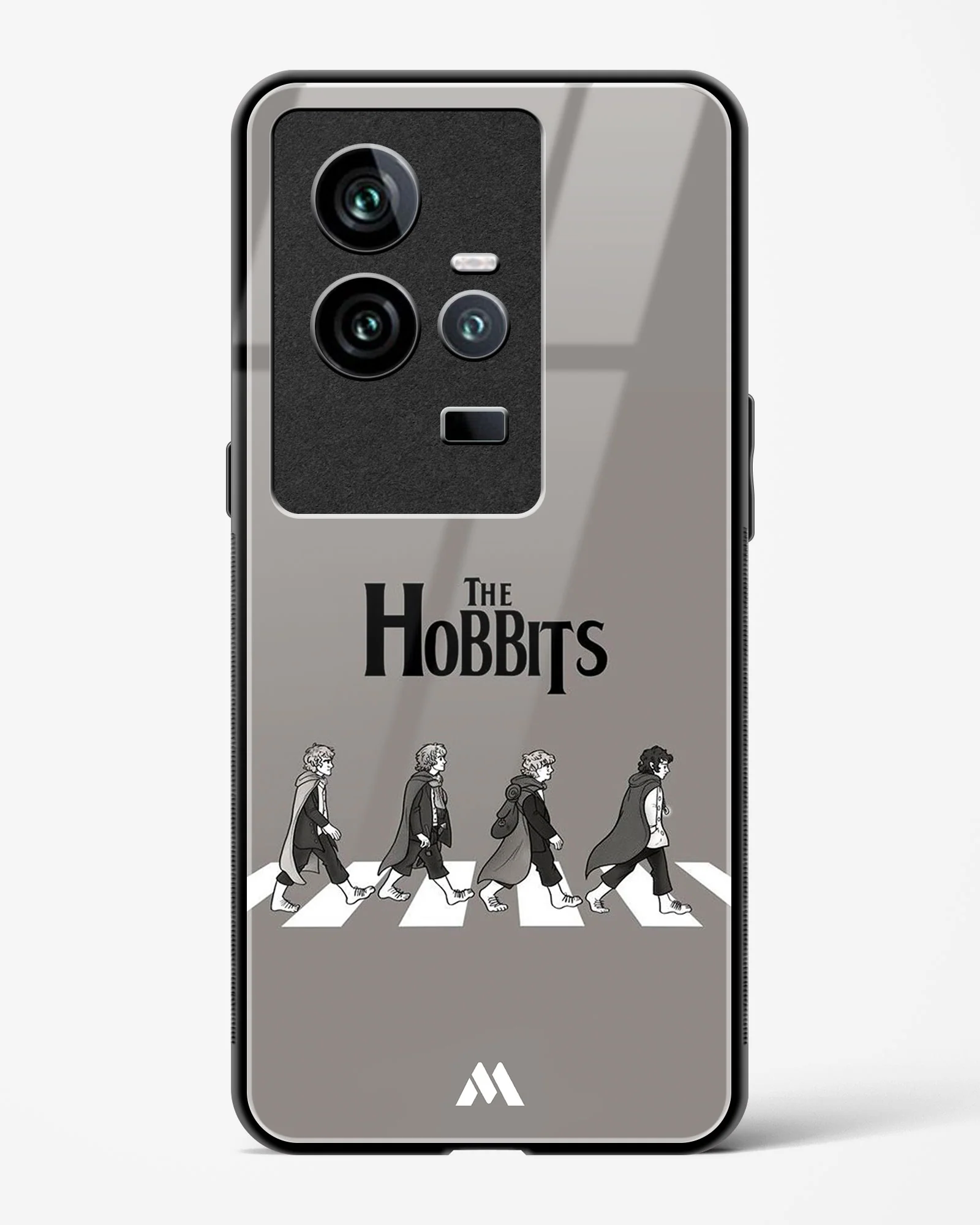Hobbits at the Abbey Road Crossing Glass Case Phone Cover (Vivo) - Image 33