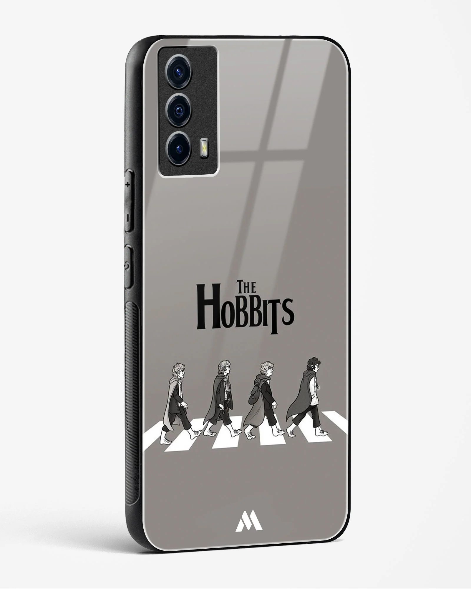 Hobbits at the Abbey Road Crossing Glass Case Phone Cover (Vivo) - Image 42