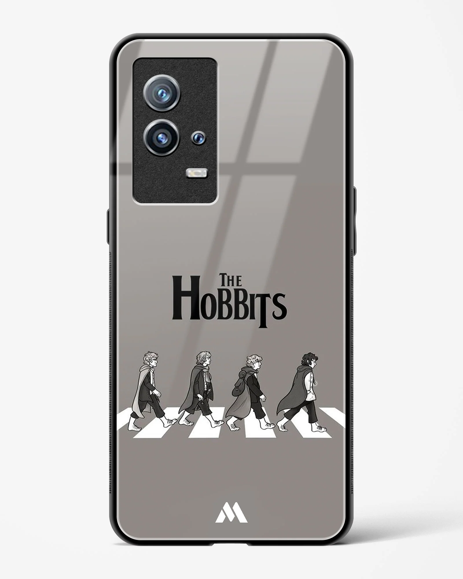 Hobbits at the Abbey Road Crossing Glass Case Phone Cover (Vivo) - Image 45