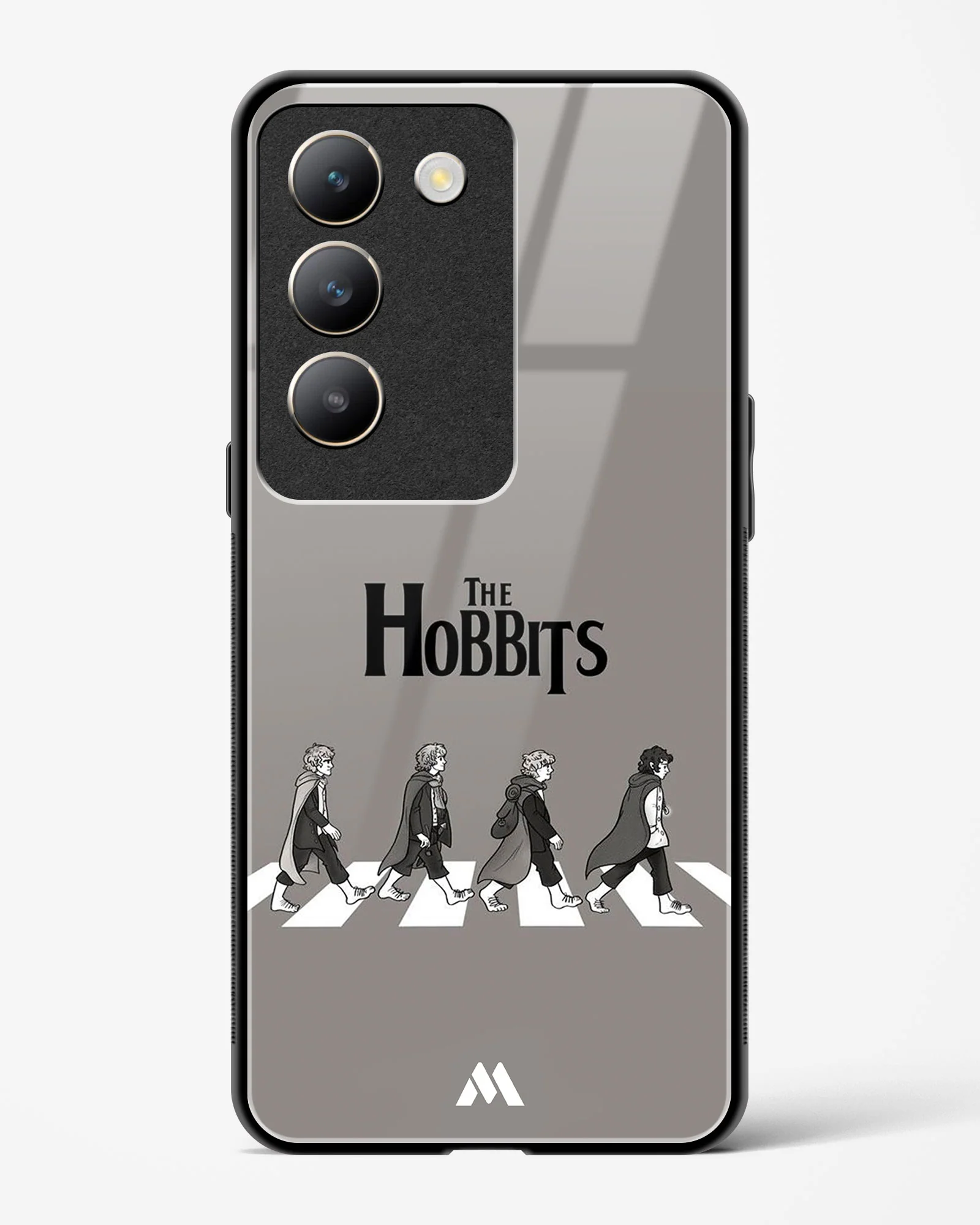 Hobbits at the Abbey Road Crossing Glass Case Phone Cover (Vivo) - Image 69