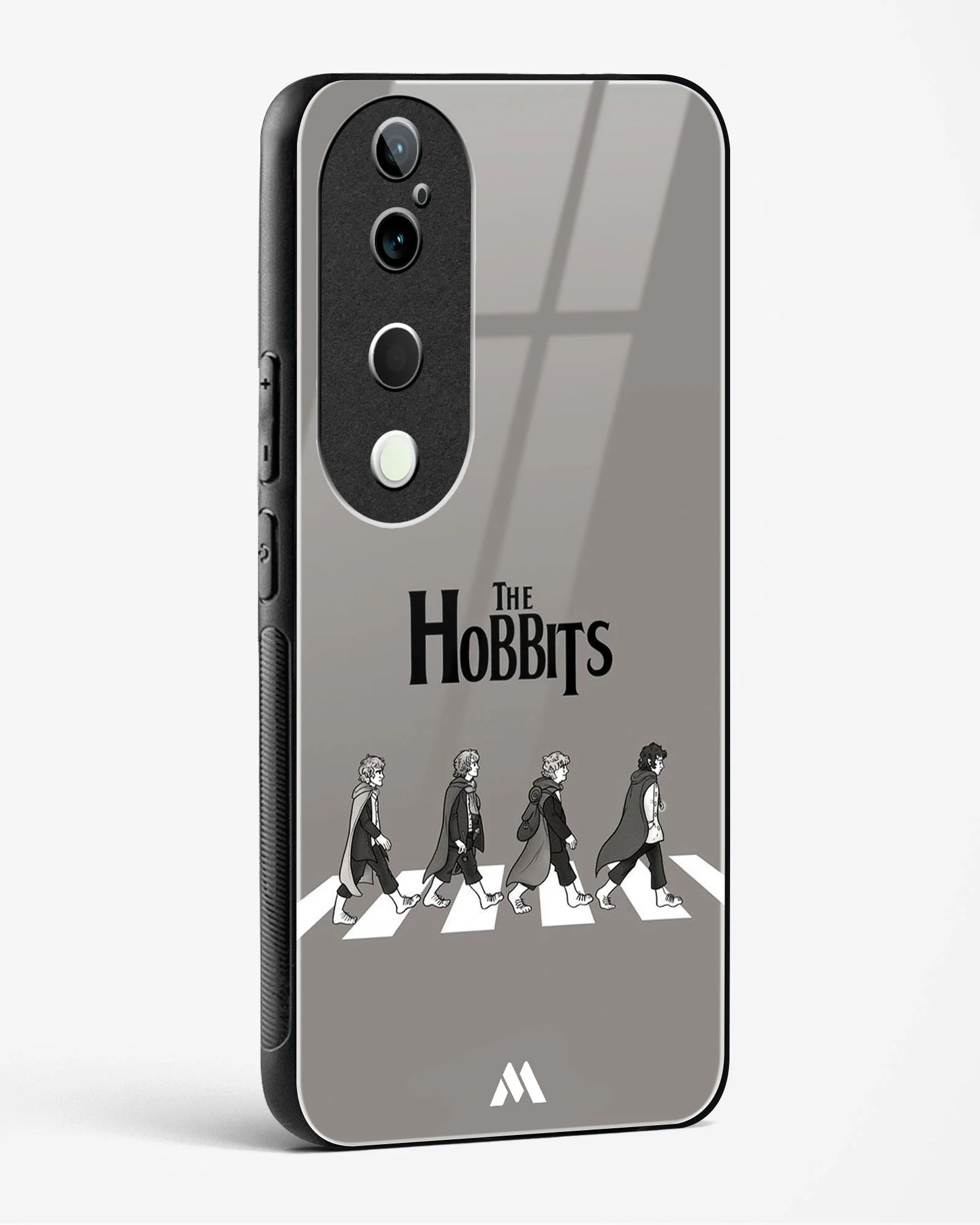 Hobbits at the Abbey Road Crossing Glass Case Phone Cover (Vivo) - Image 72