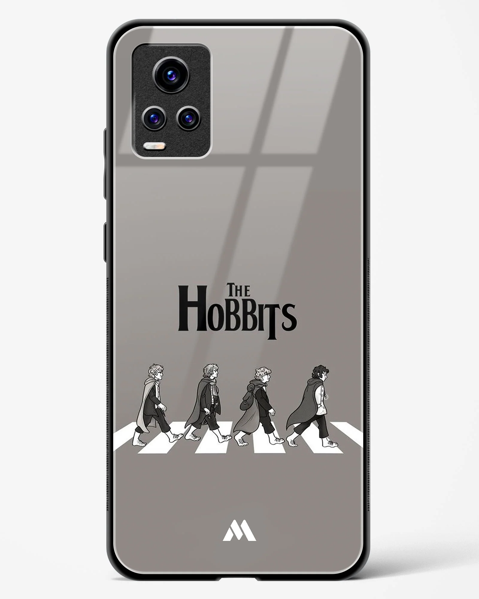 Hobbits at the Abbey Road Crossing Glass Case Phone Cover (Vivo) - Image 85