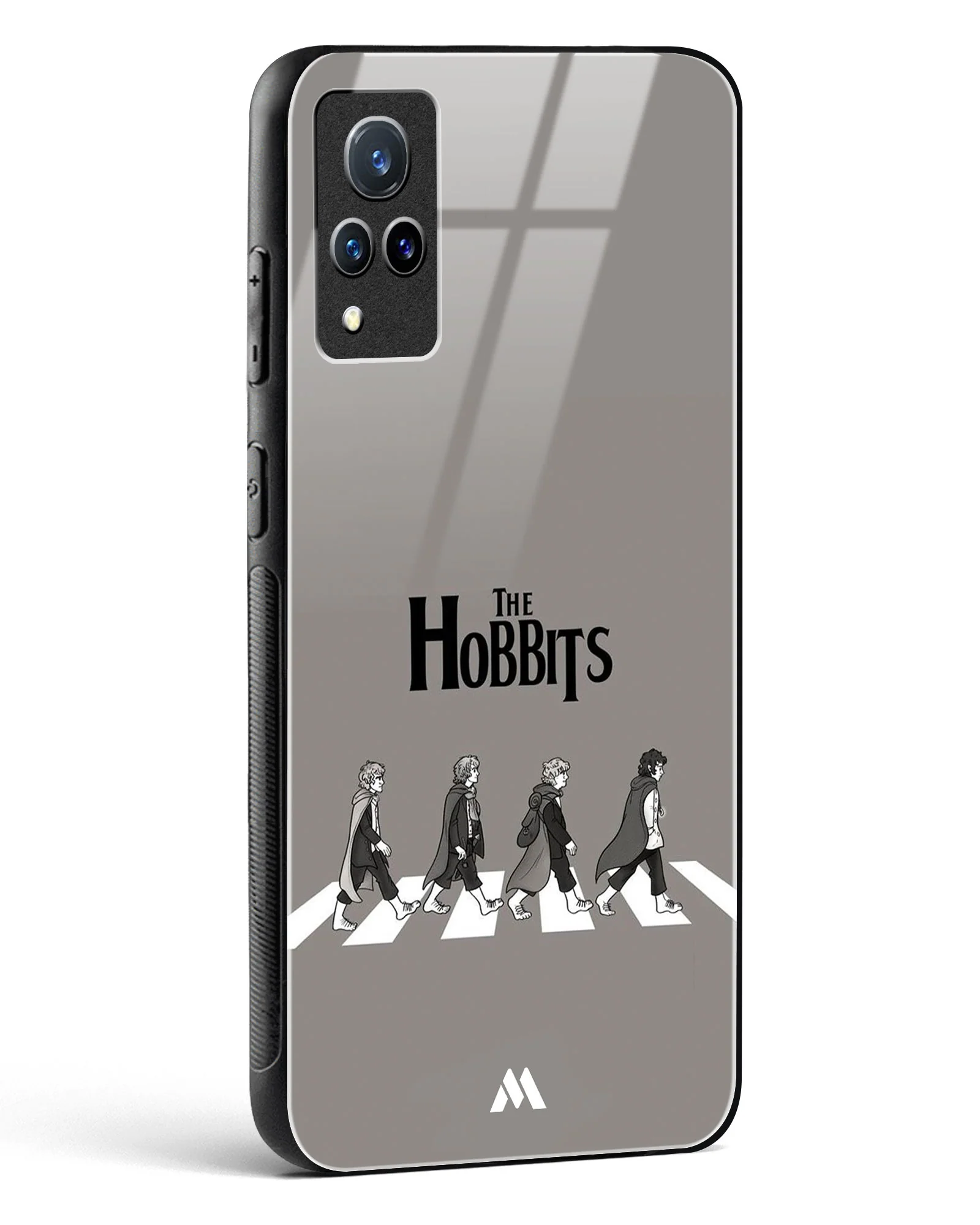 Hobbits at the Abbey Road Crossing Glass Case Phone Cover (Vivo) - Image 90