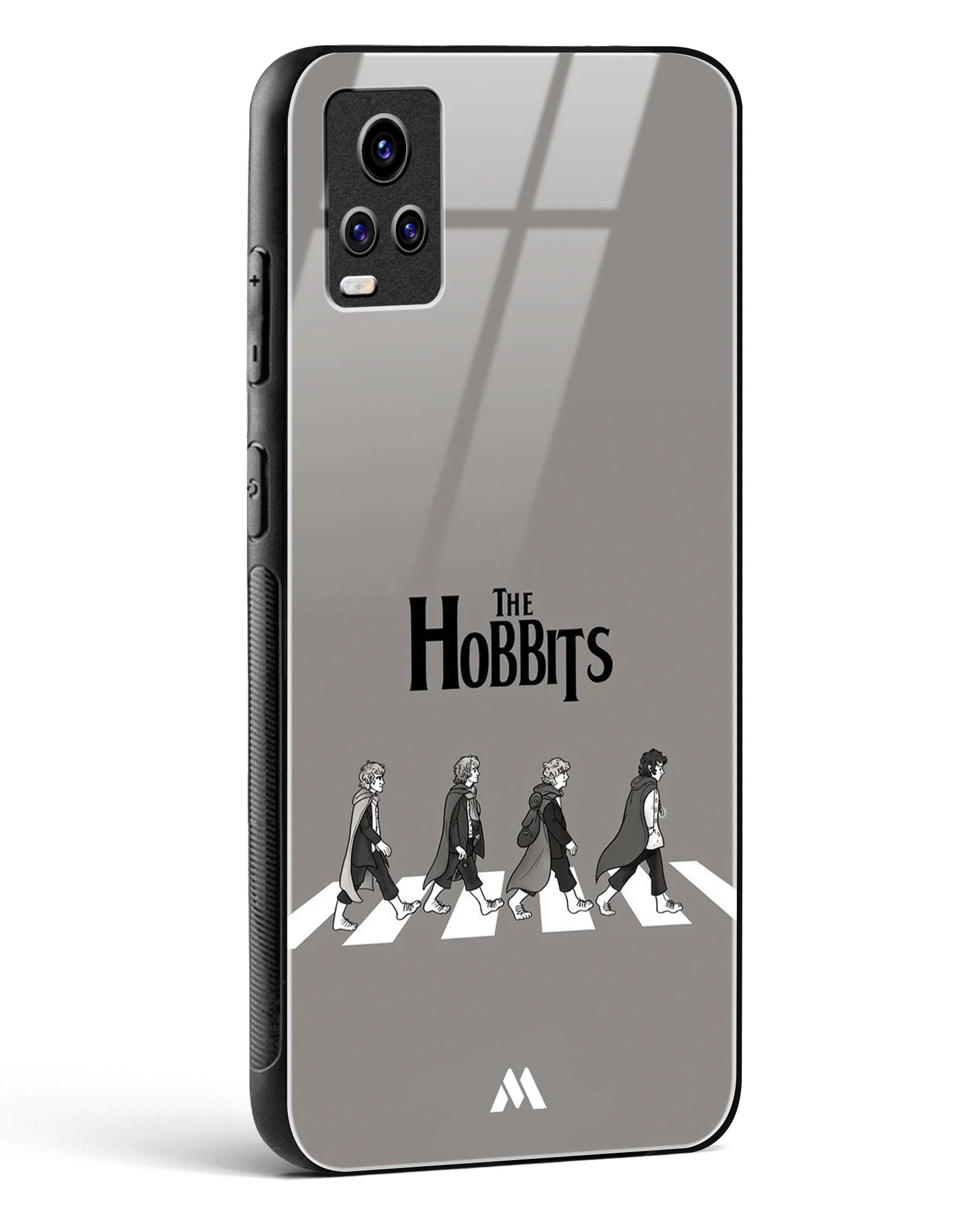 Hobbits at the Abbey Road Crossing Glass Case Phone Cover (Vivo) - Image 92