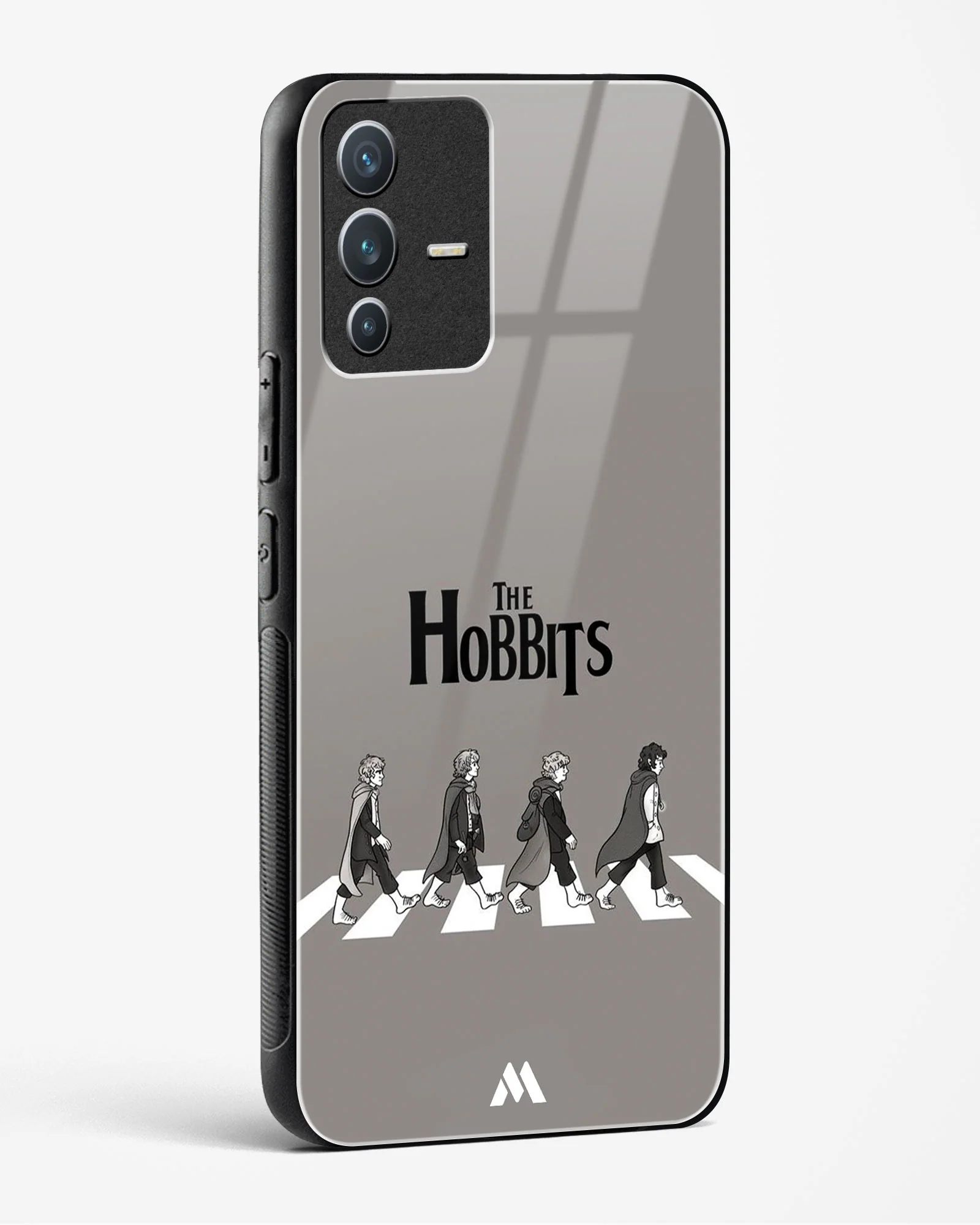 Hobbits at the Abbey Road Crossing Glass Case Phone Cover (Vivo) - Image 94