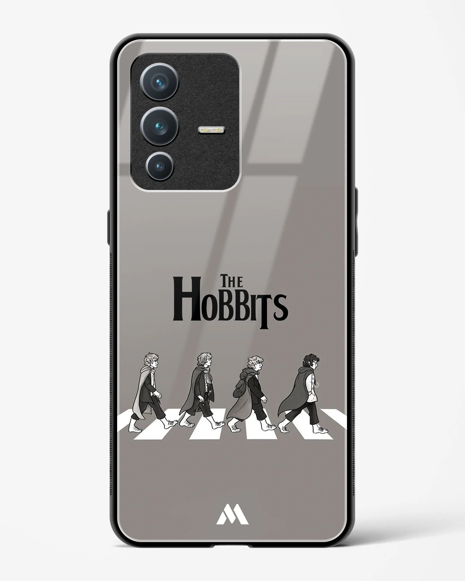 Hobbits at the Abbey Road Crossing Glass Case Phone Cover (Vivo) - Image 95