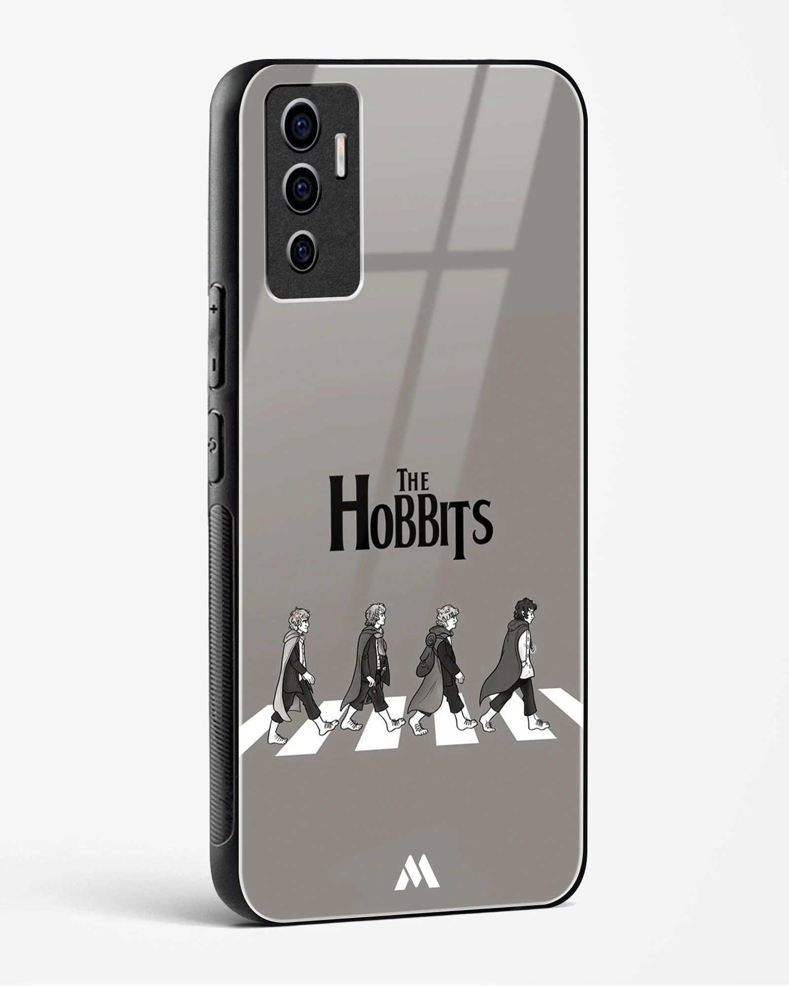 Hobbits at the Abbey Road Crossing Glass Case Phone Cover (Vivo) - Image 98