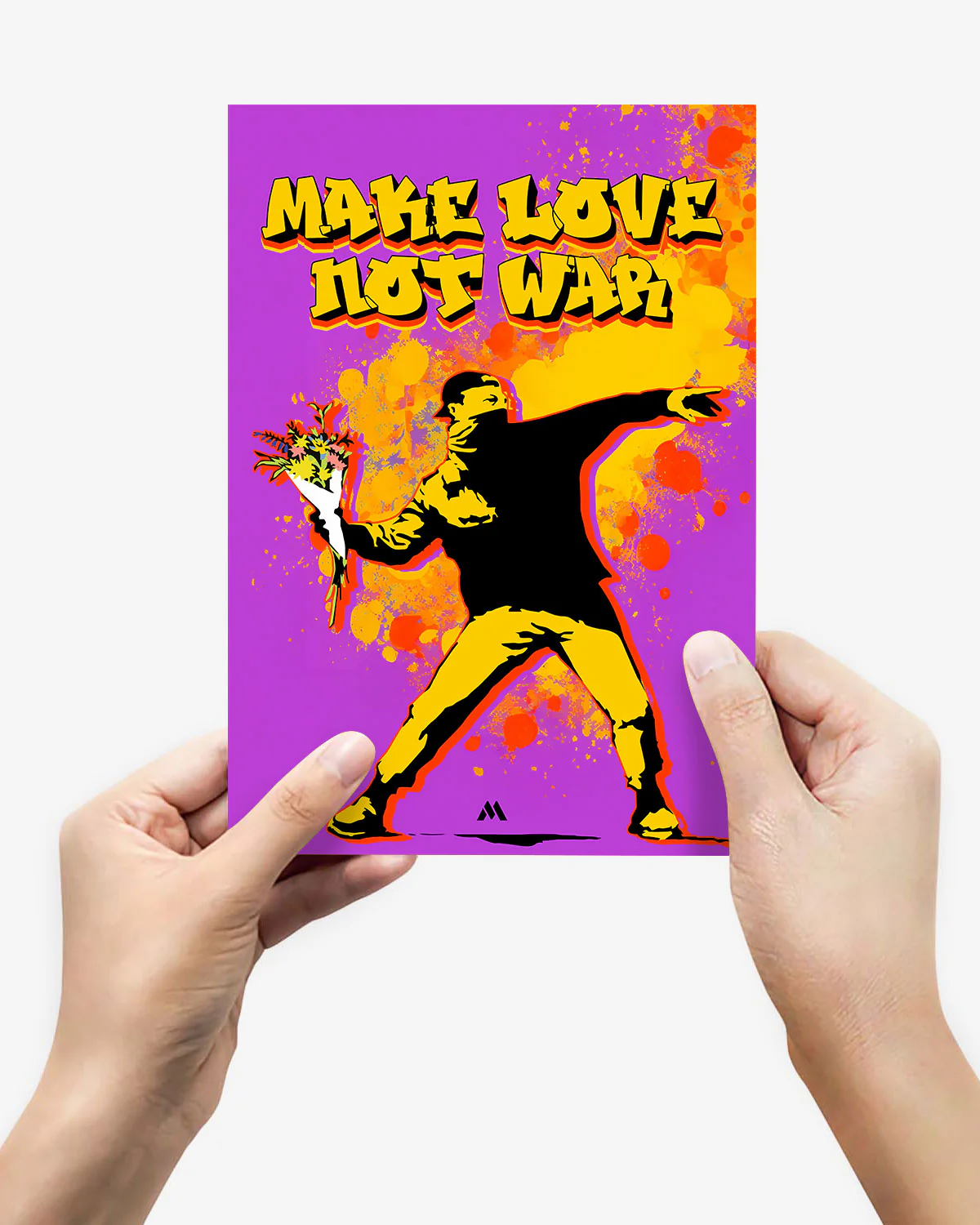 Love And Not War Metal-Poster - Image 13