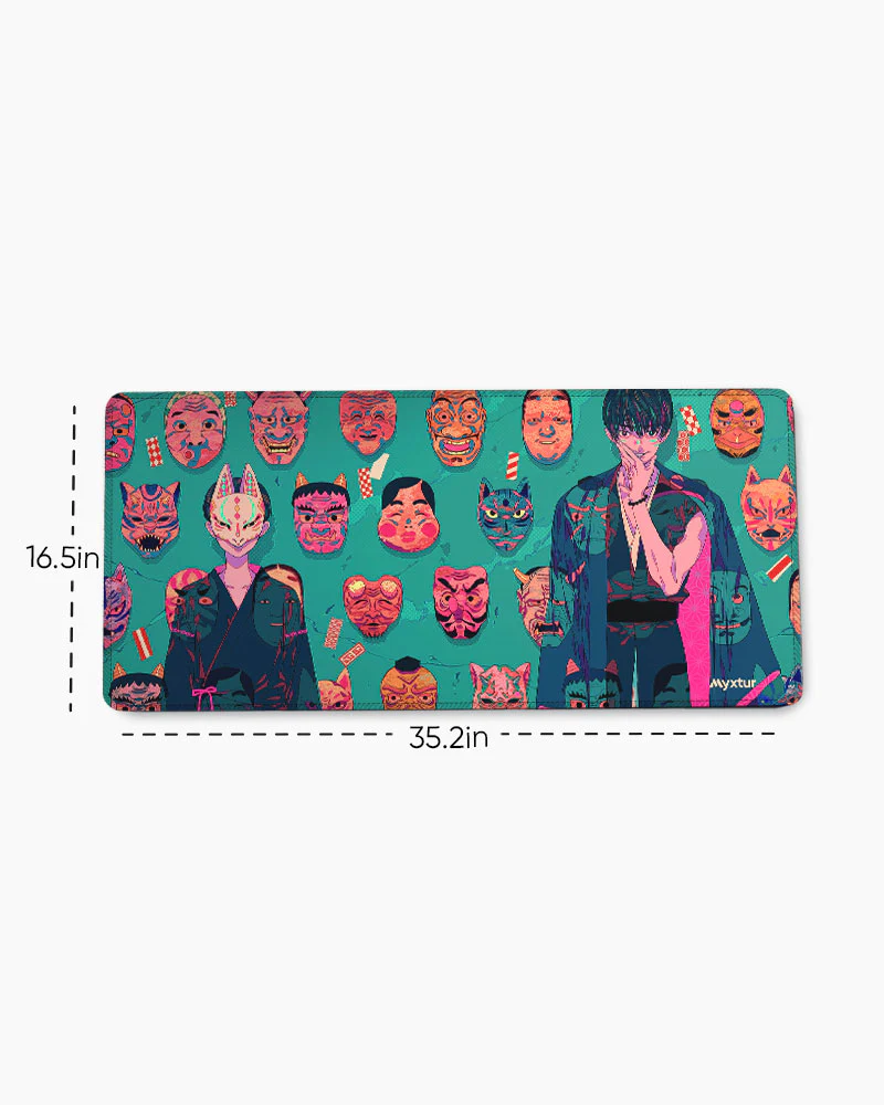 Oni Masks for the Warrior EdgeGuard Desk Mat - Image 11