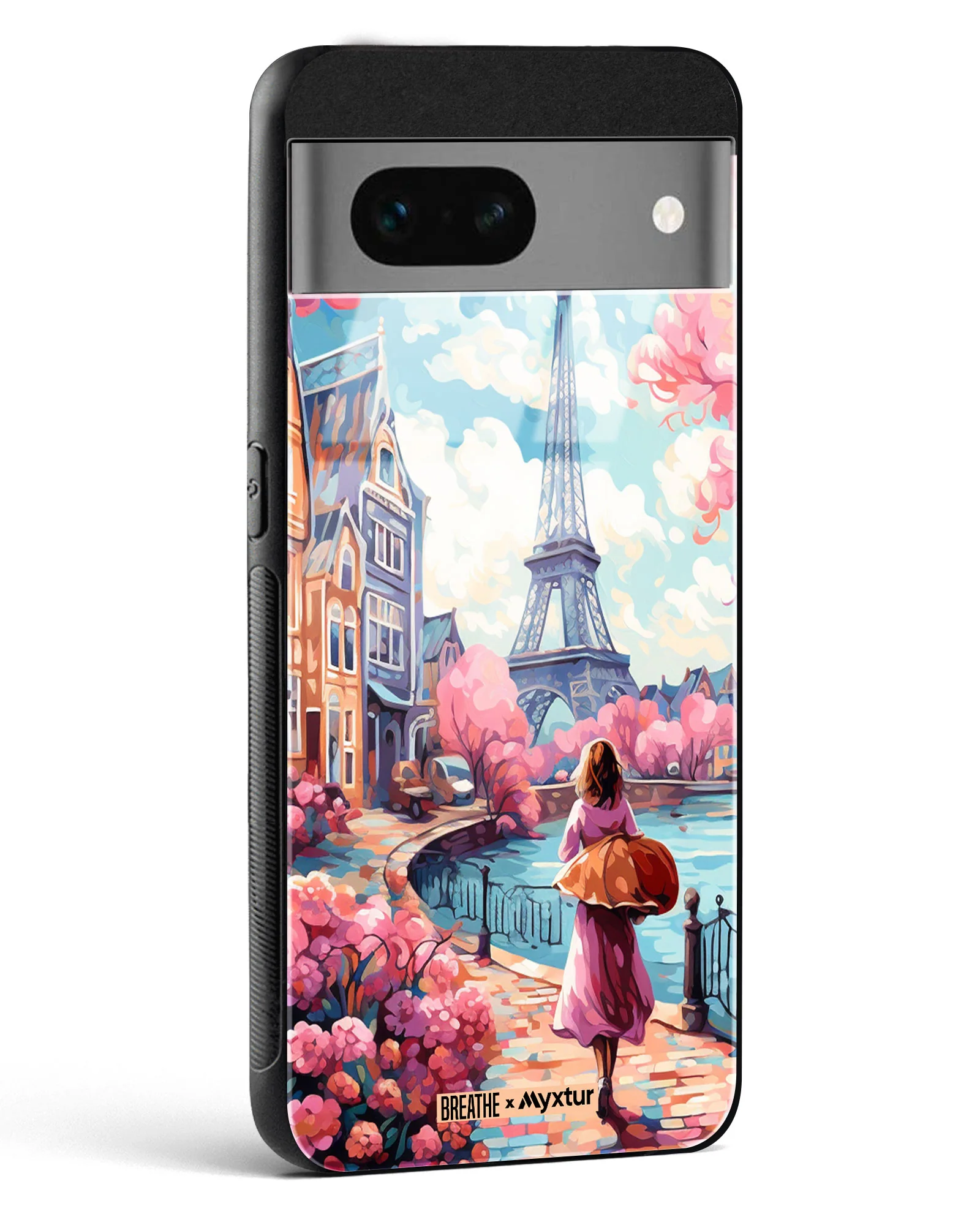 Pastel Paris Impressions [BREATHE] Glass Case Phone Cover (Google) - Image 18