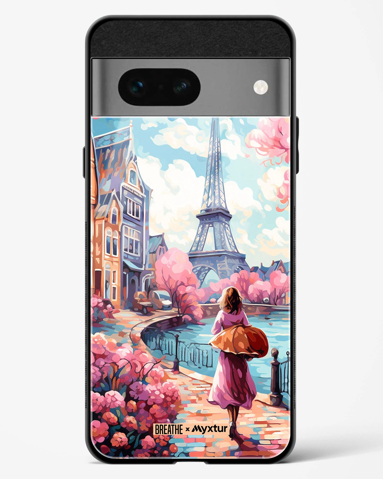 Pastel Paris Impressions [BREATHE] Glass Case Phone Cover (Google) - Image 23