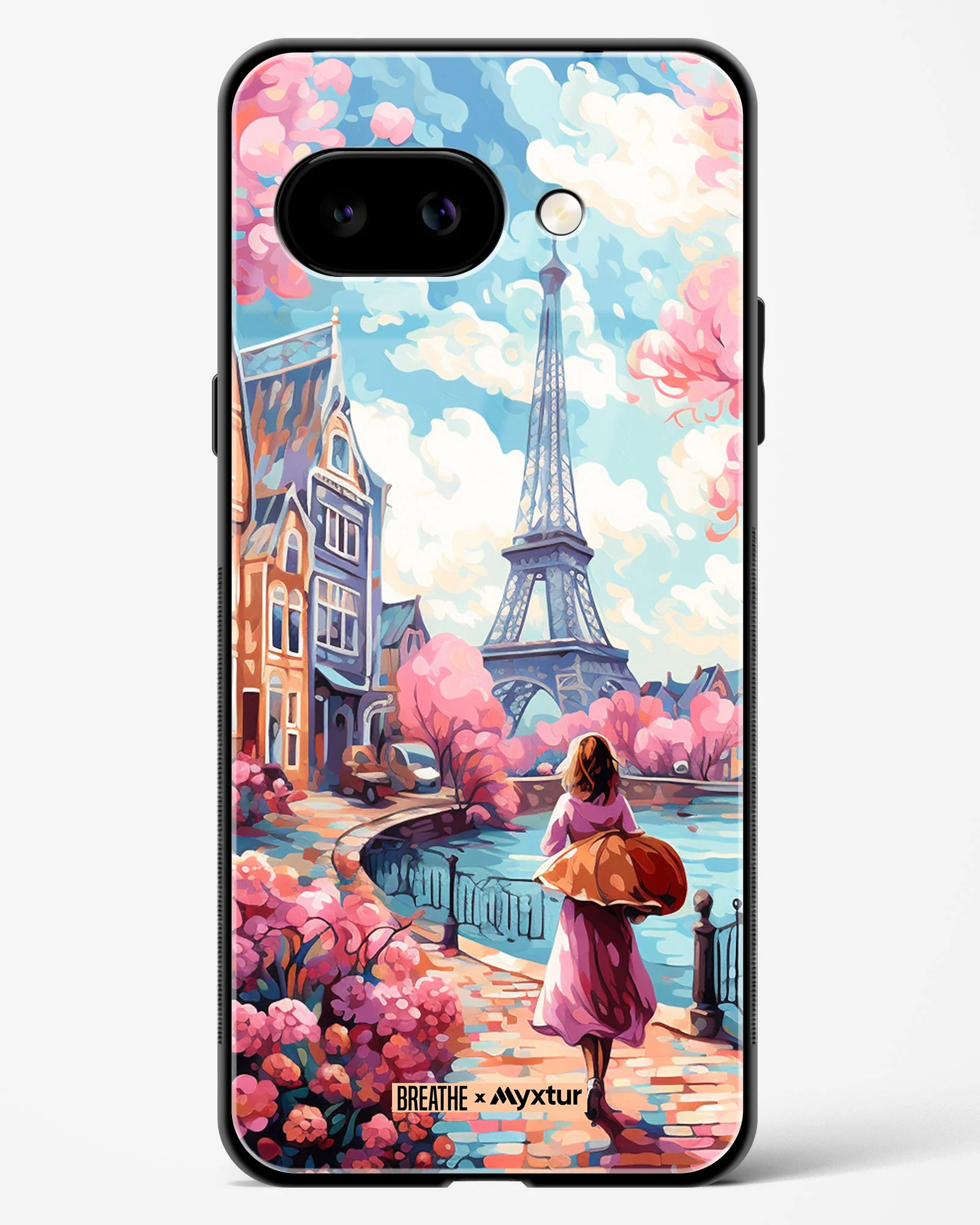 Pastel Paris Impressions [BREATHE] Glass Case Phone Cover (Google) - Image 31