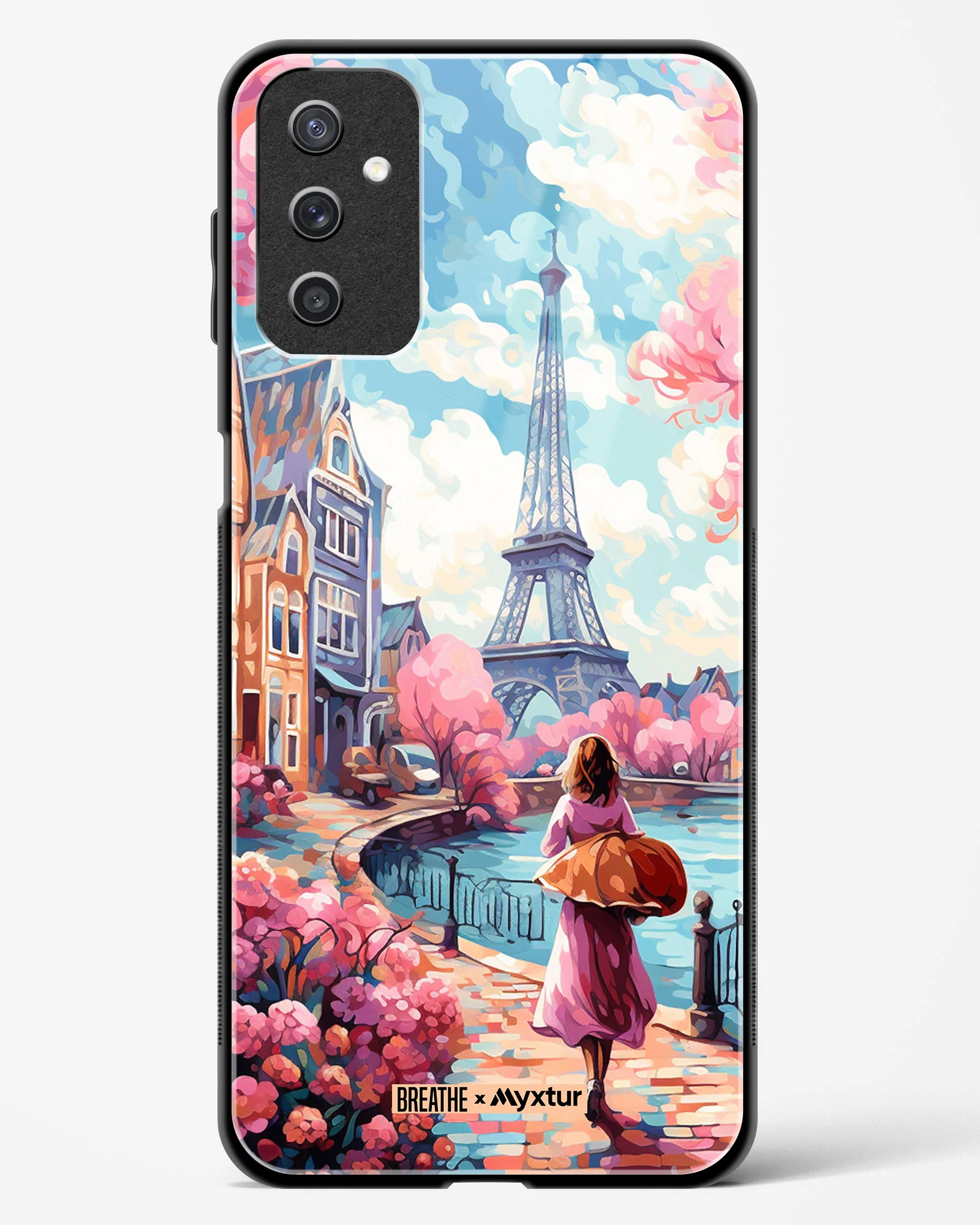 Pastel Paris Impressions [BREATHE] Glass Case Phone Cover (Samsung) - Image 147