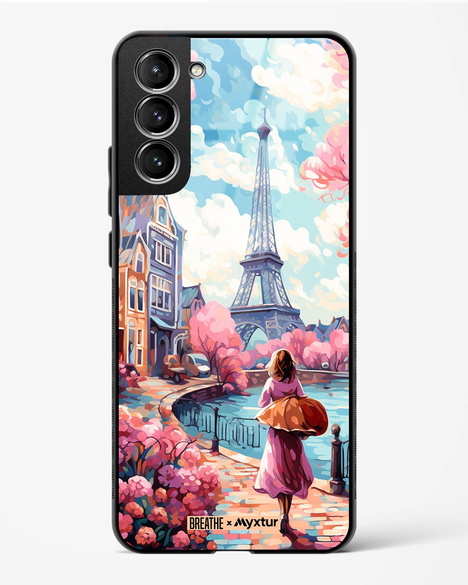 Pastel Paris Impressions [BREATHE] Glass Case Phone Cover (Samsung) - Image 189