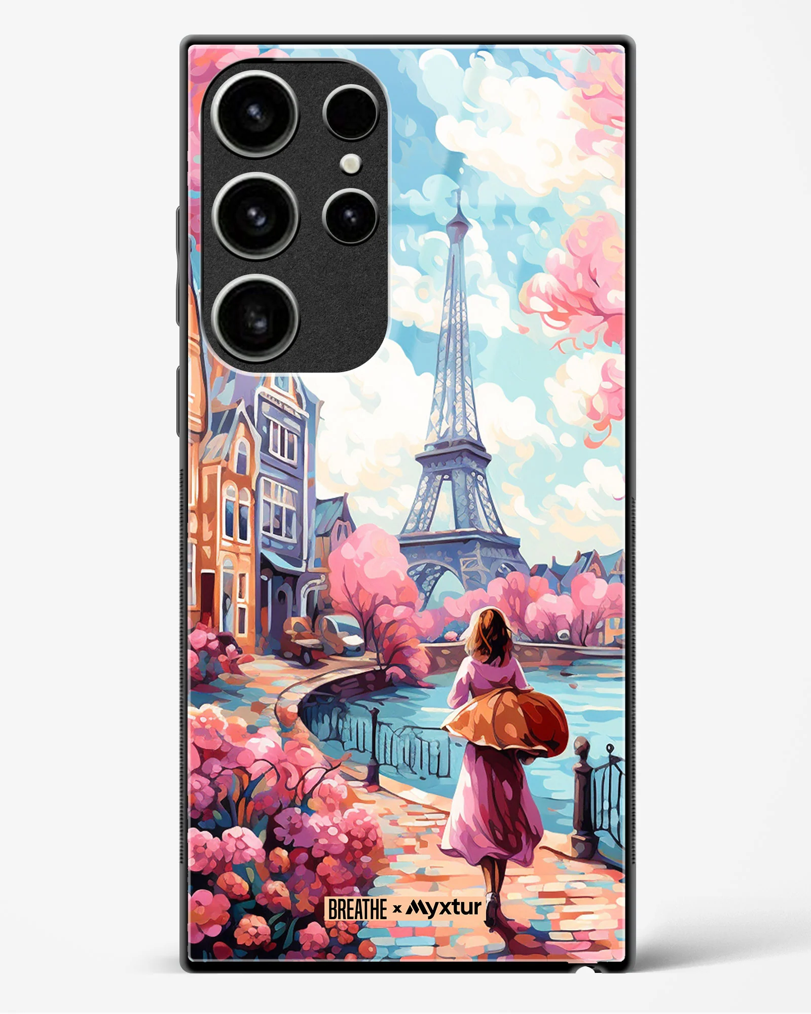 Pastel Paris Impressions [BREATHE] Glass Case Phone Cover (Samsung) - Image 205
