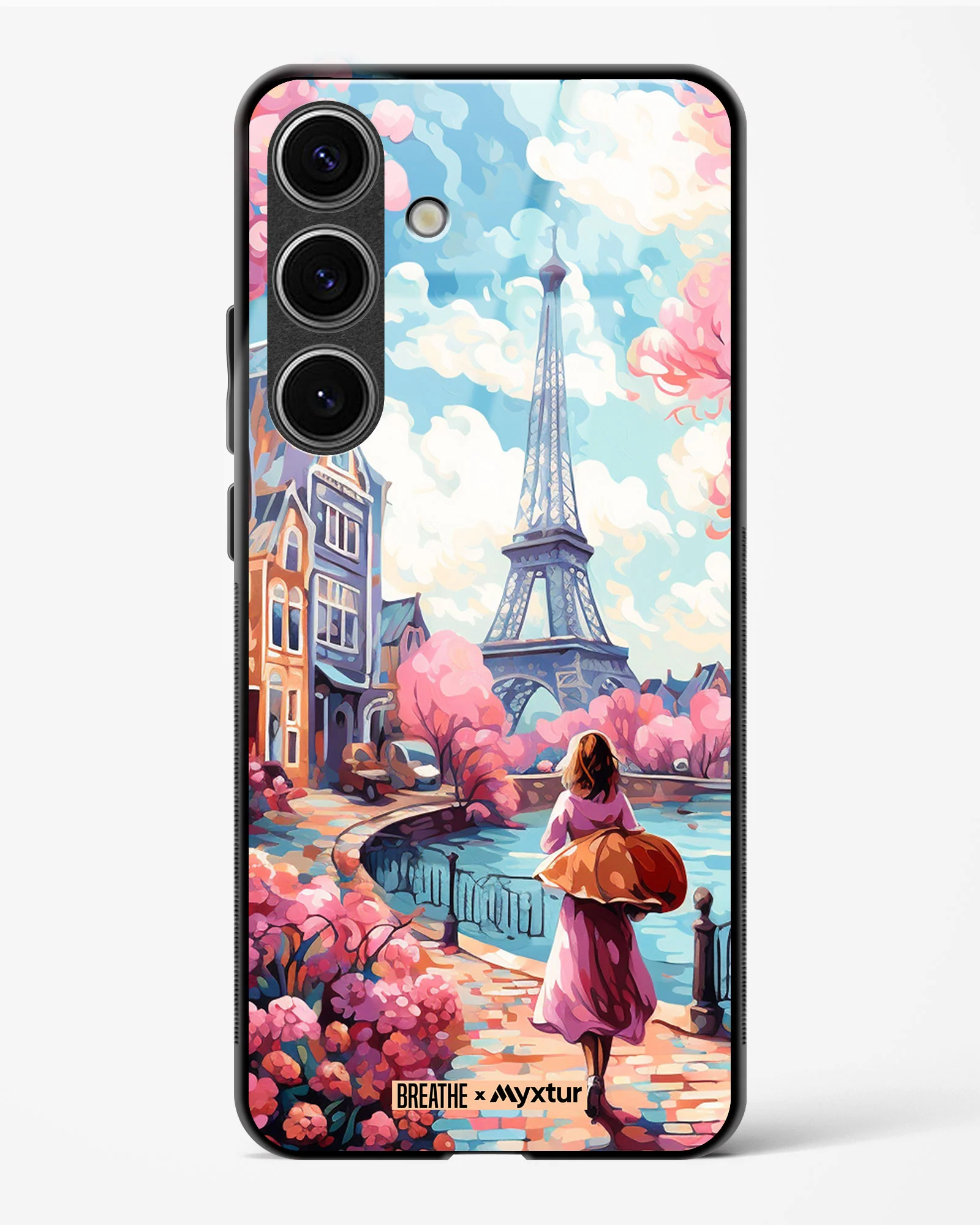 Pastel Paris Impressions [BREATHE] Glass Case Phone Cover (Samsung) - Image 209