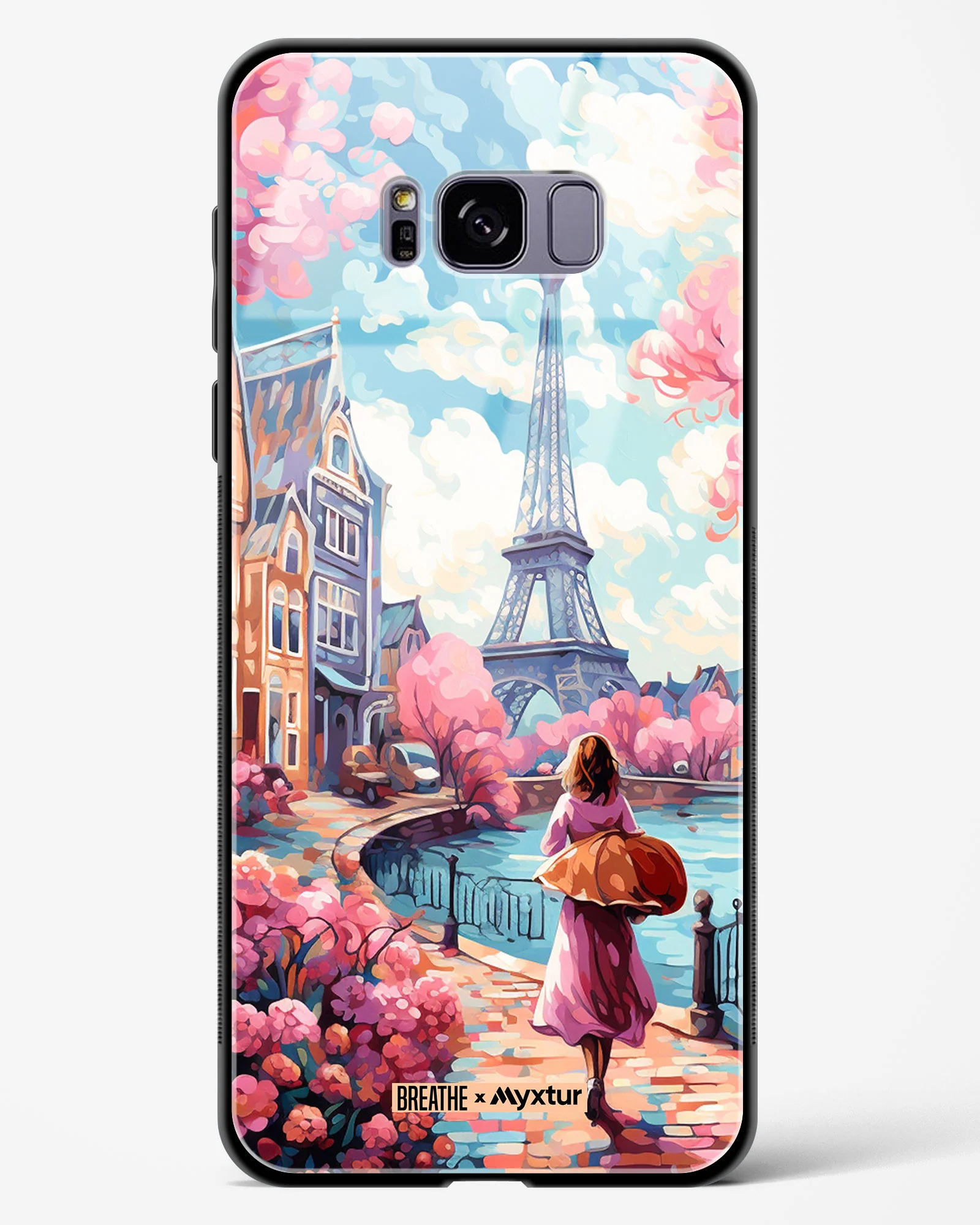 Pastel Paris Impressions [BREATHE] Glass Case Phone Cover (Samsung) - Image 225