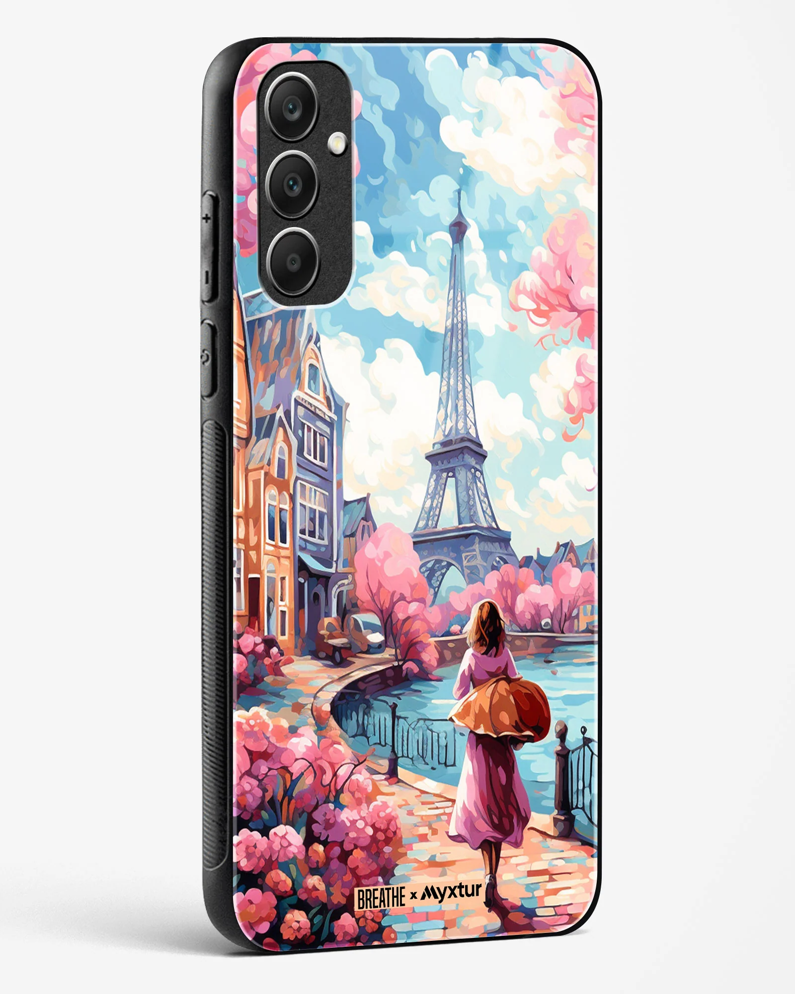 Pastel Paris Impressions [BREATHE] Glass Case Phone Cover (Samsung) - Image 24