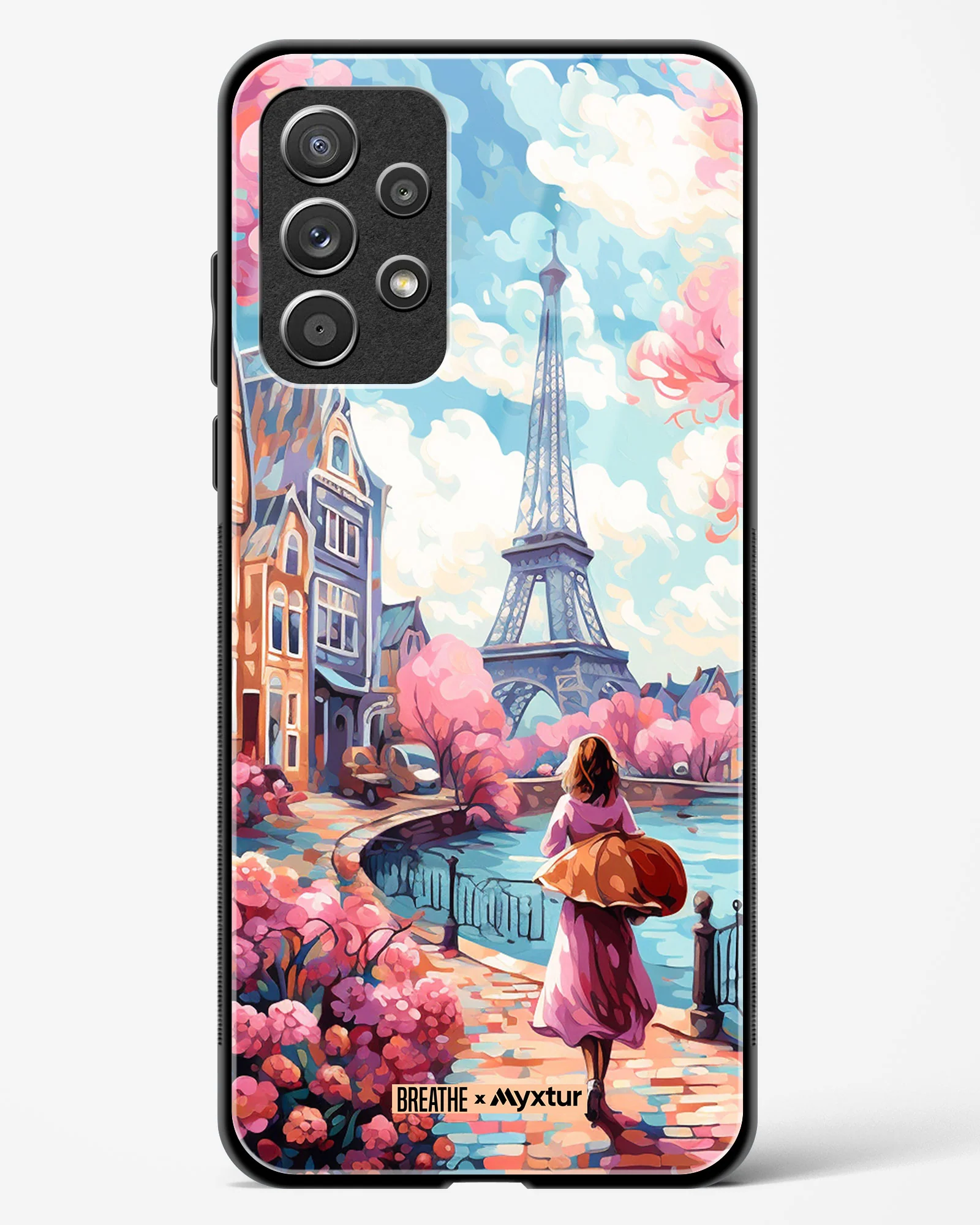 Pastel Paris Impressions [BREATHE] Glass Case Phone Cover (Samsung) - Image 45