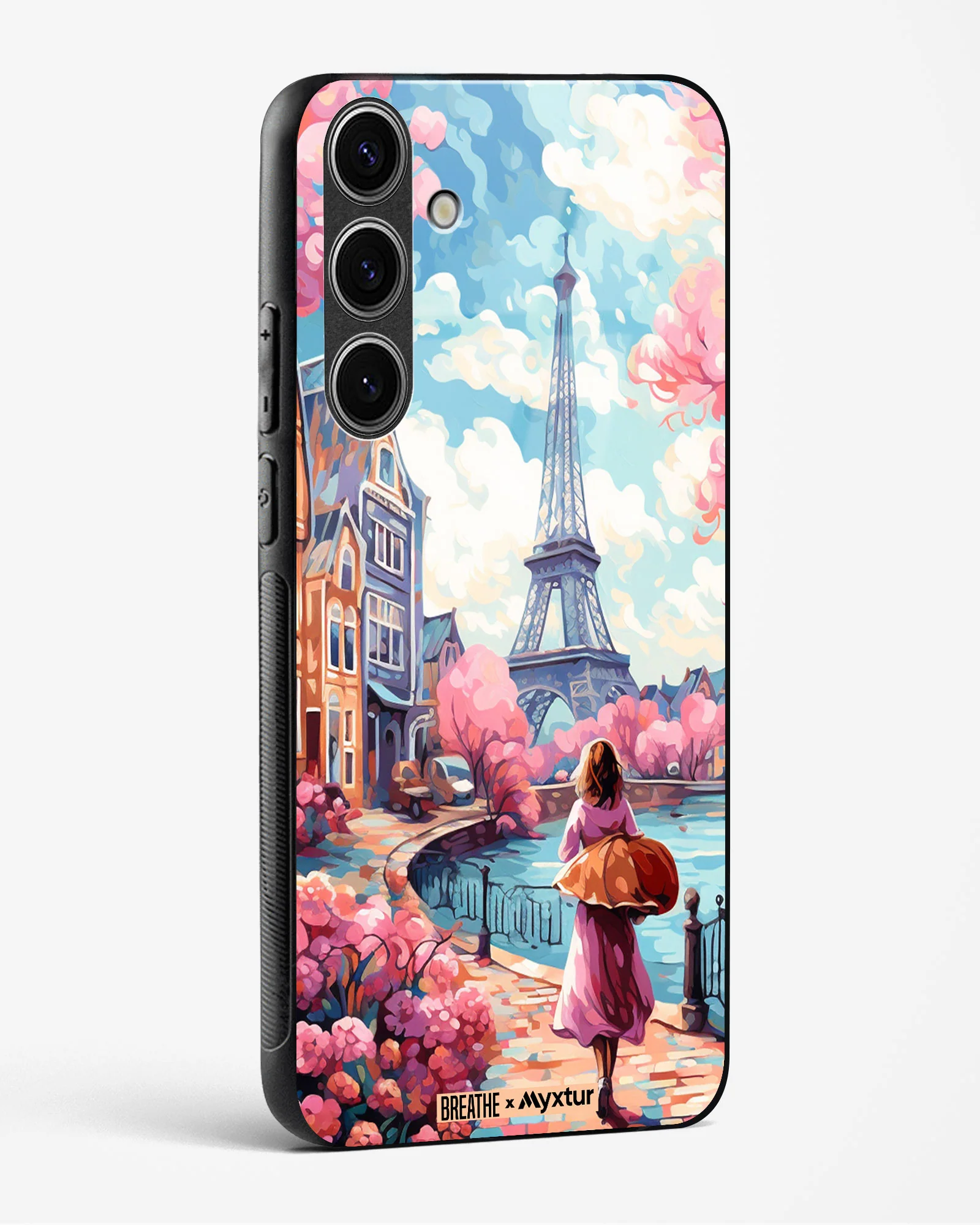 Pastel Paris Impressions [BREATHE] Glass Case Phone Cover (Samsung) - Image 88
