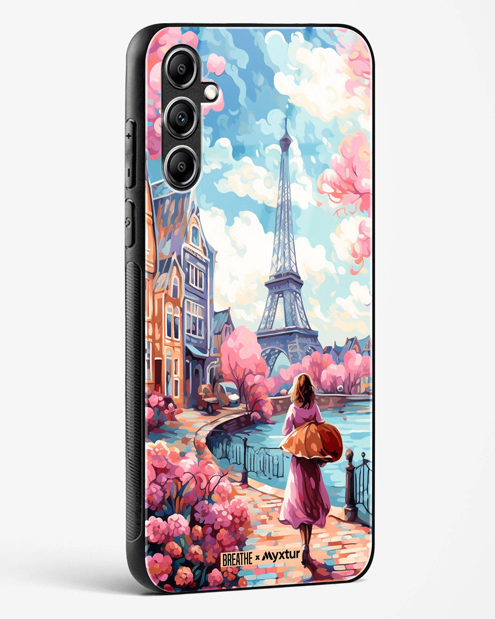 Pastel Paris Impressions [BREATHE] Glass Case Phone Cover (Samsung) - Image 94